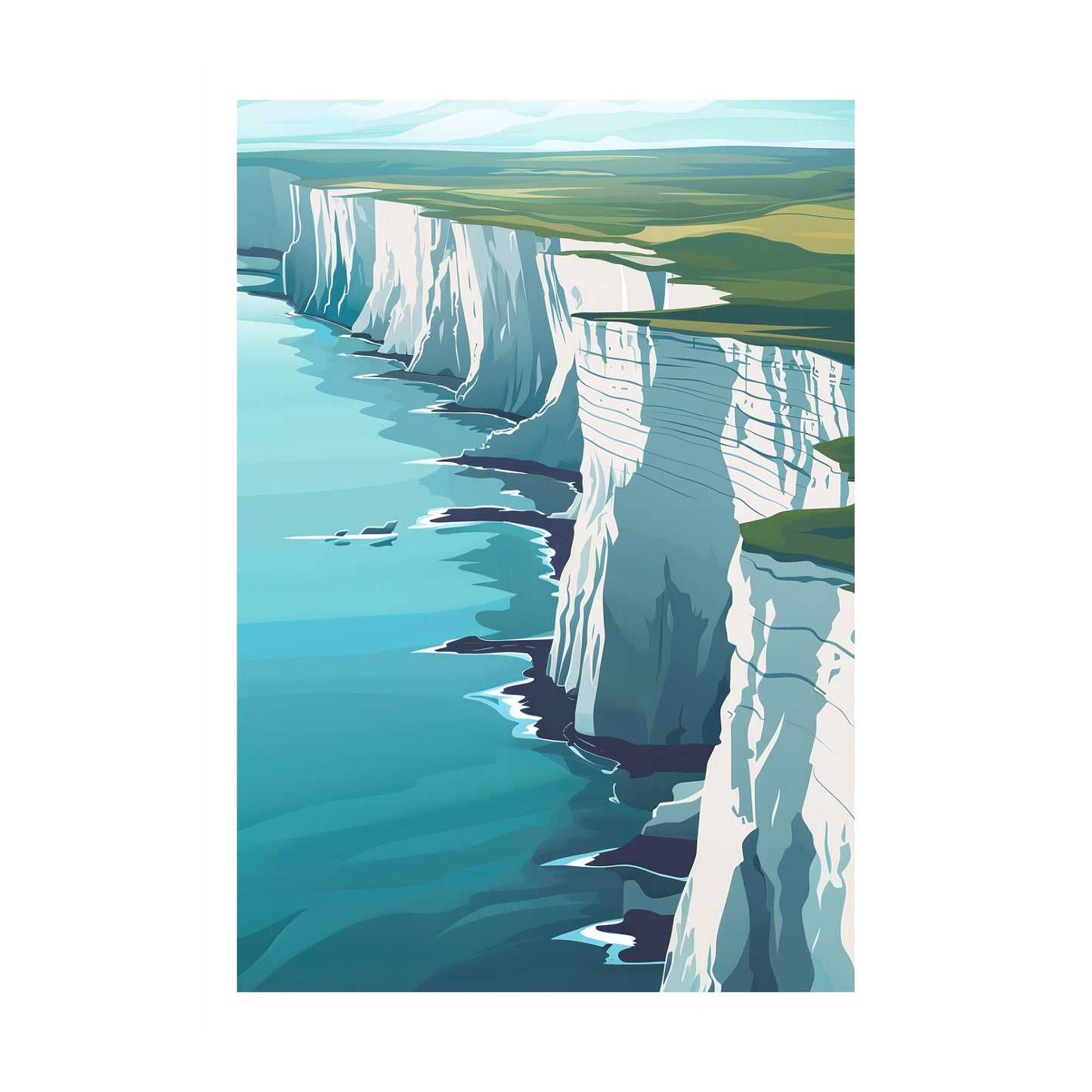 Seven Sisters, England Wall Art - Uncharted Borders