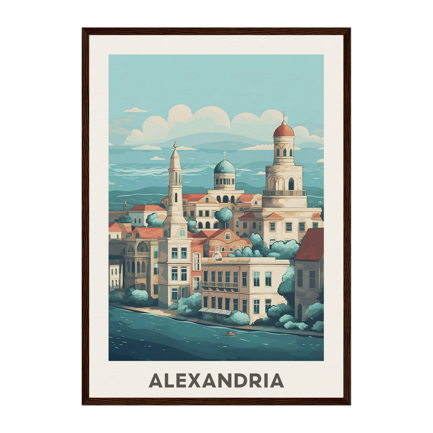 Alexandria, Egypt Wall Art - Uncharted Borders