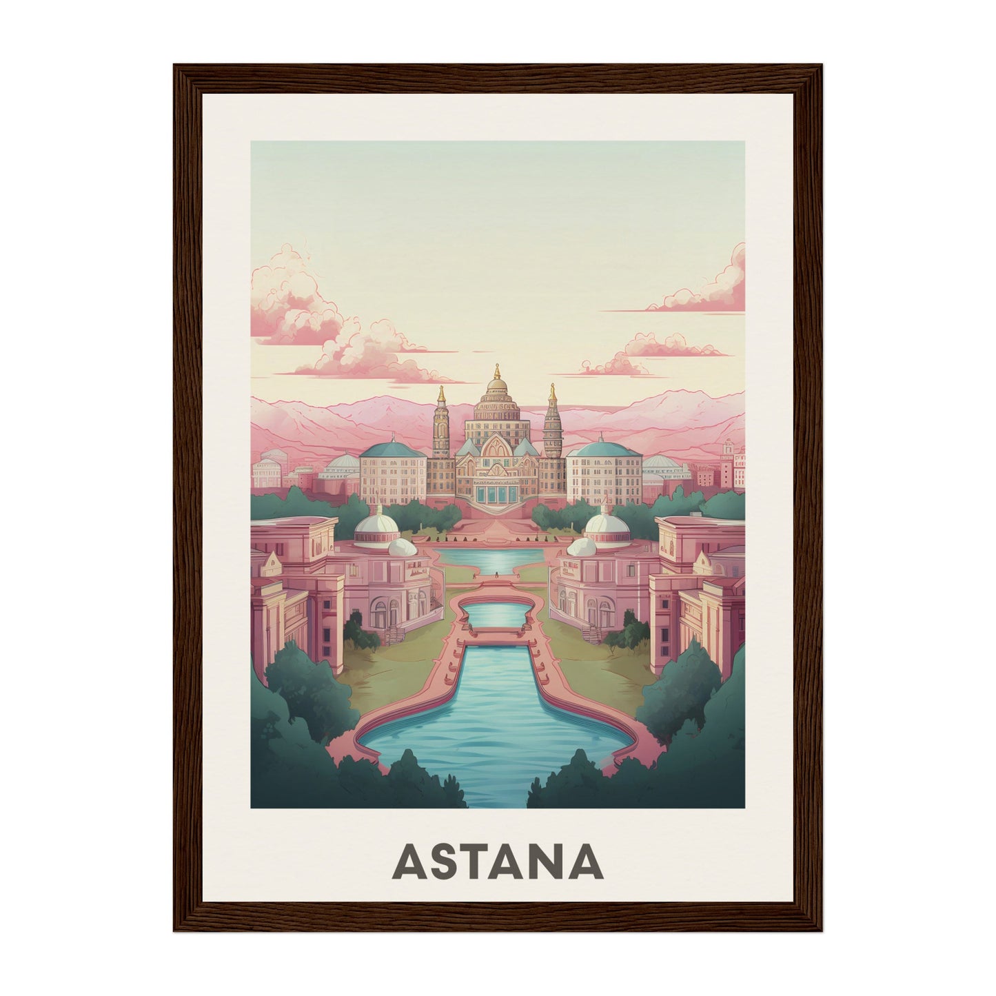 Astana, Kazakhstan Wall Art - Uncharted Borders
