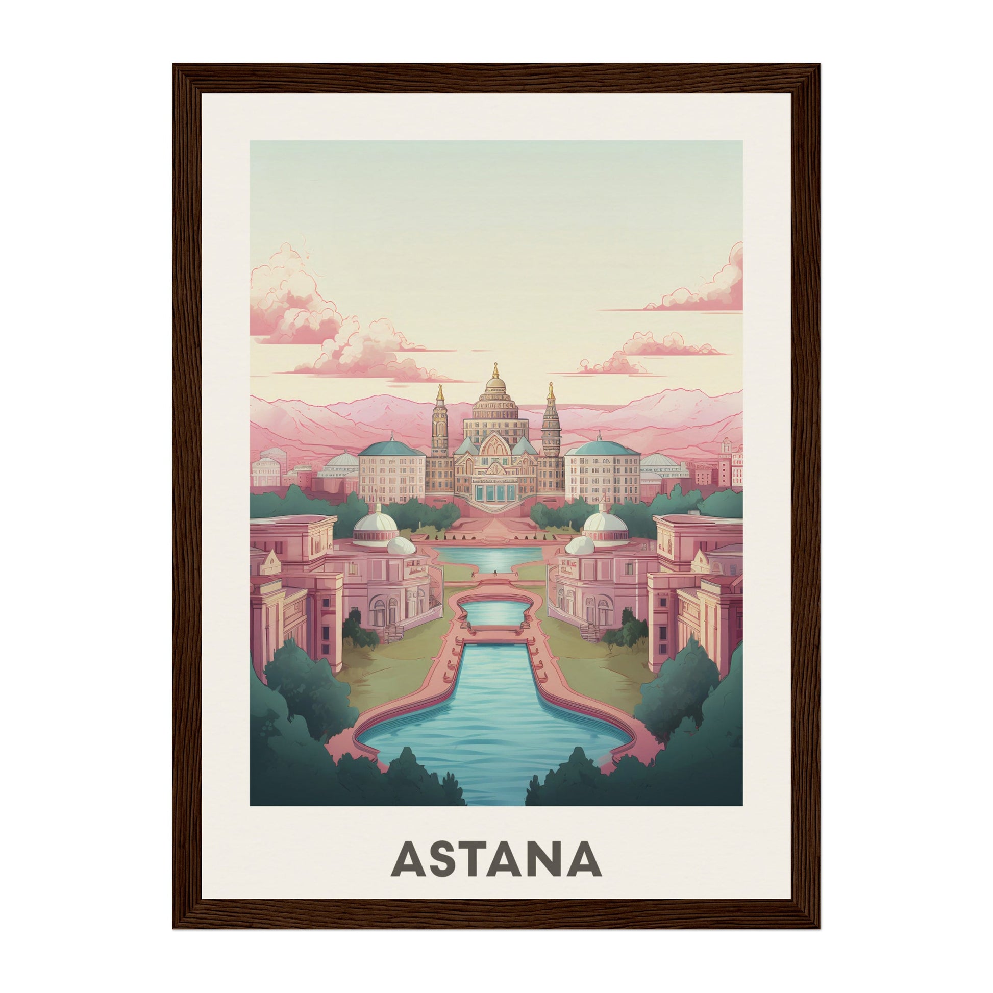 Astana, Kazakhstan Wall Art - Uncharted Borders