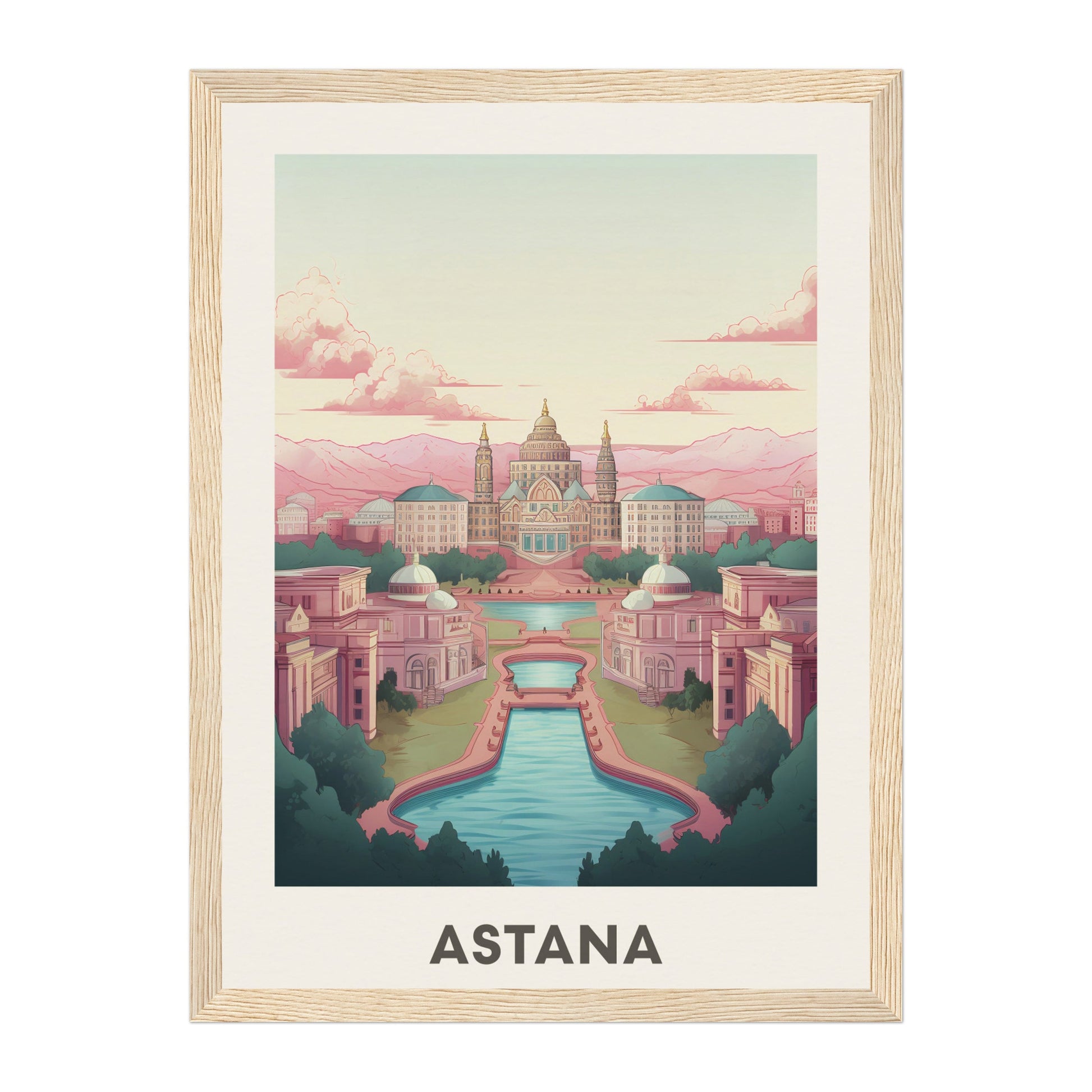 Astana, Kazakhstan Wall Art - Uncharted Borders