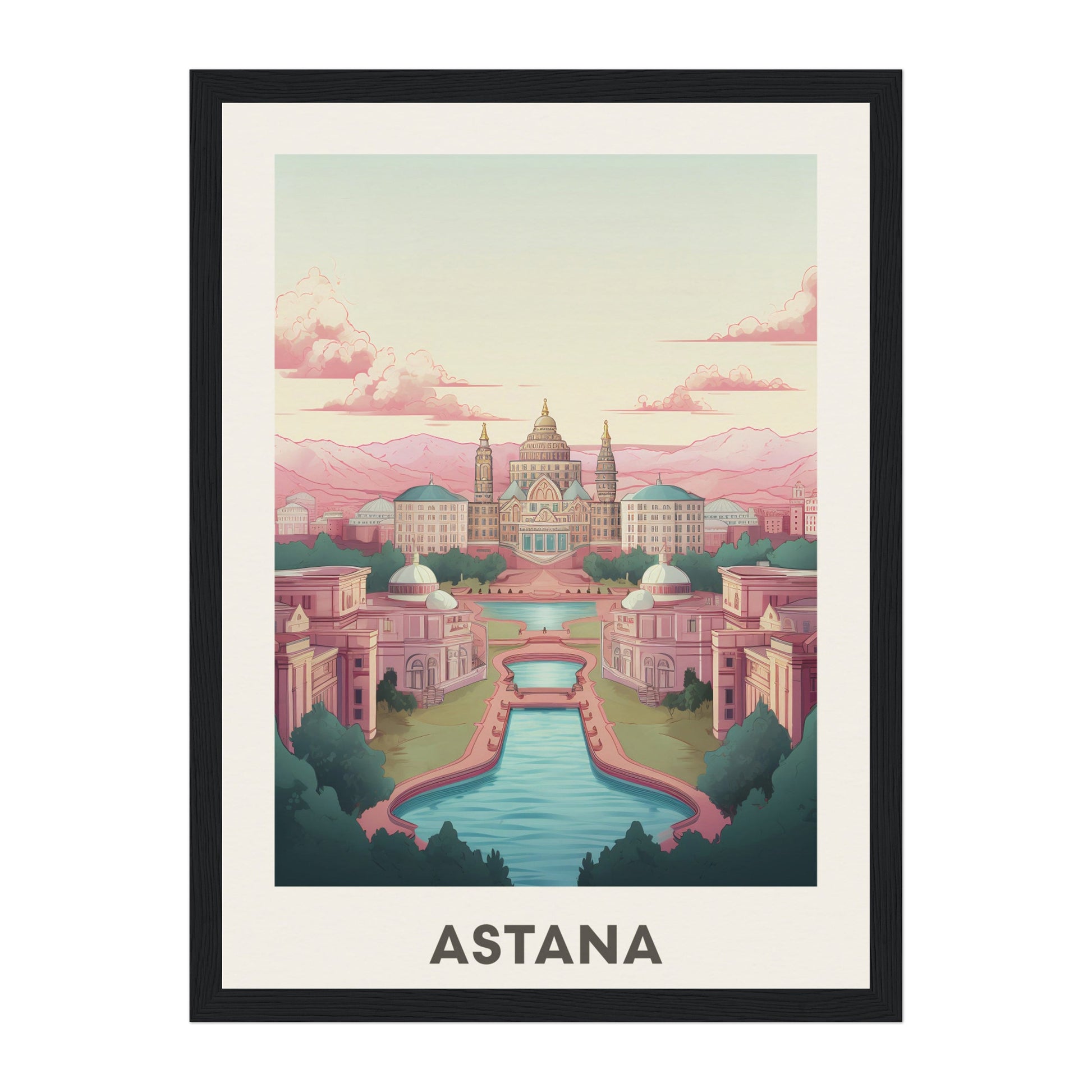 Astana, Kazakhstan Wall Art - Uncharted Borders