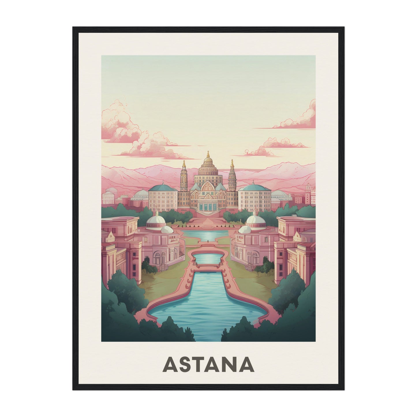 Astana, Kazakhstan Wall Art - Uncharted Borders
