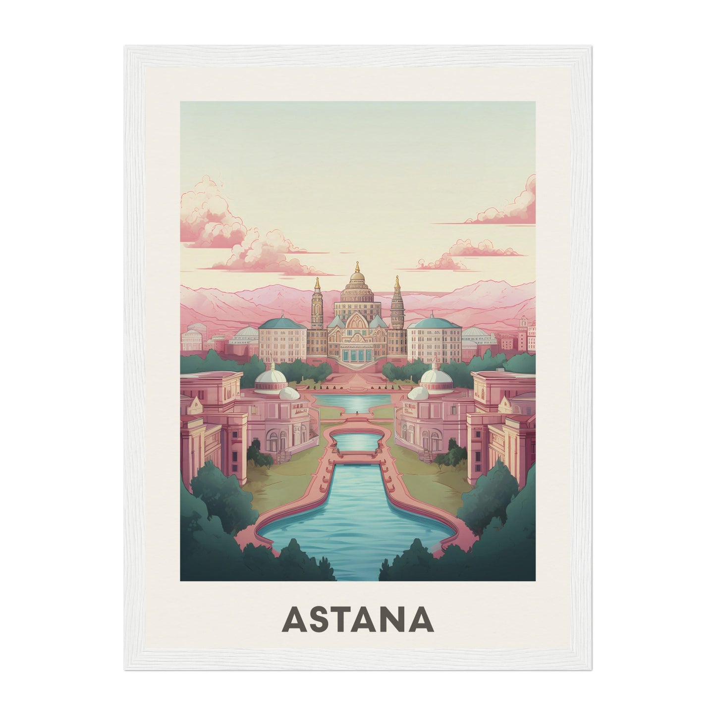 Astana, Kazakhstan Wall Art - Uncharted Borders