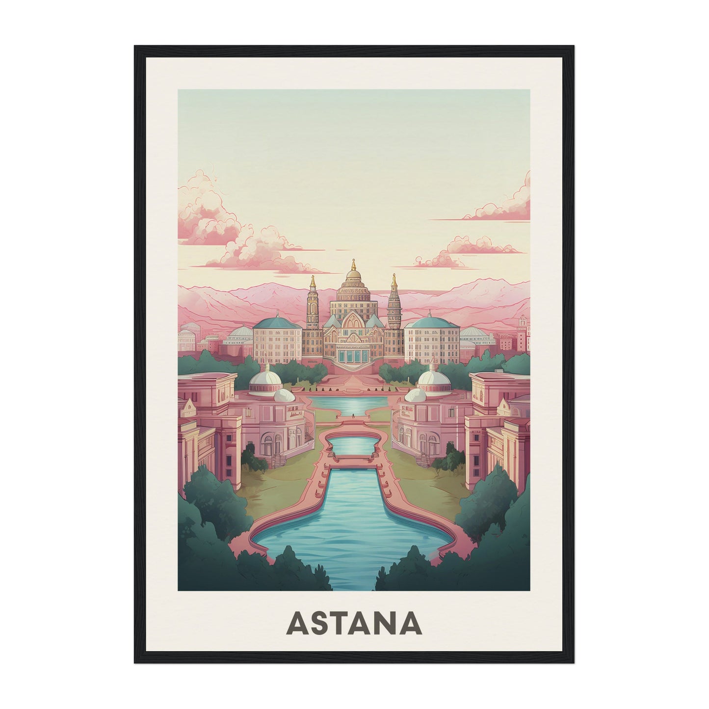 Astana, Kazakhstan Wall Art - Uncharted Borders