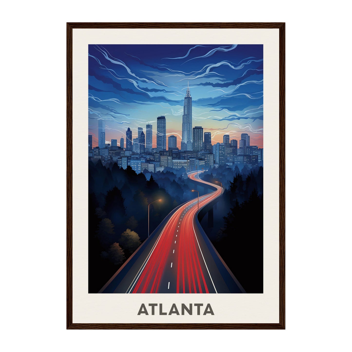 Atlanta, United States Wall Art - Uncharted Borders