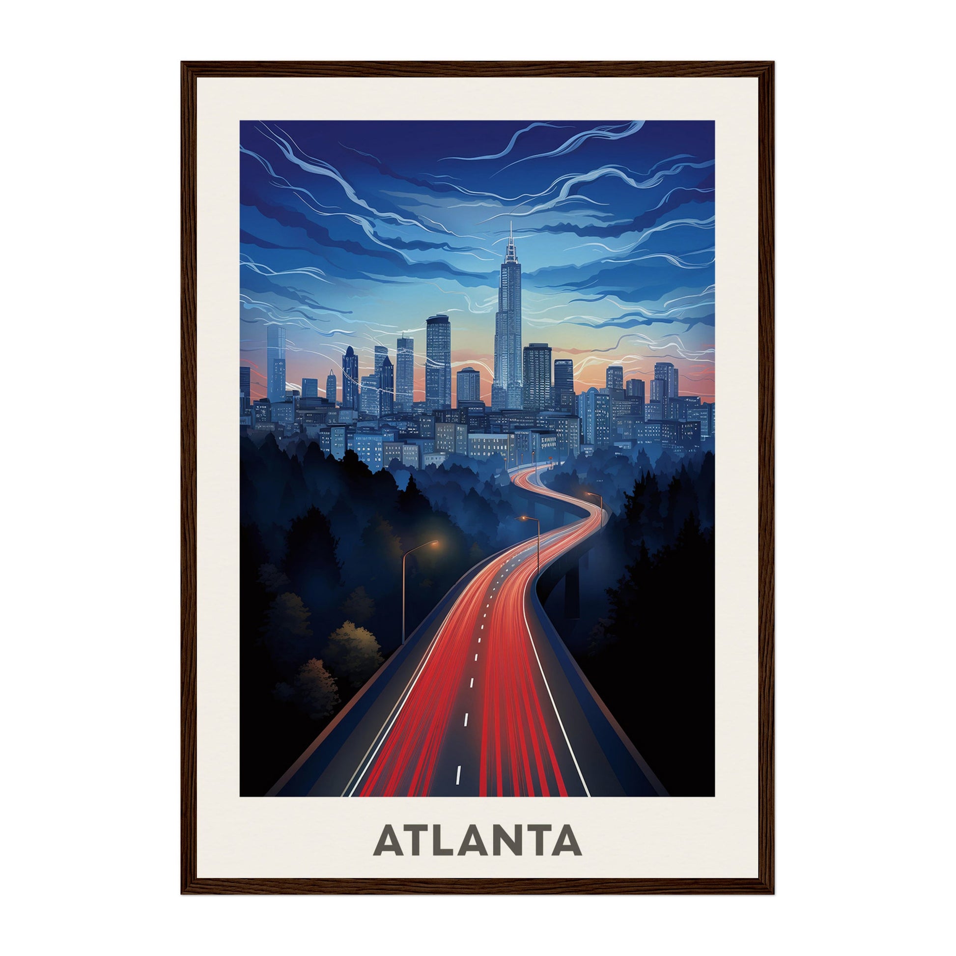 Atlanta, United States Wall Art - Uncharted Borders