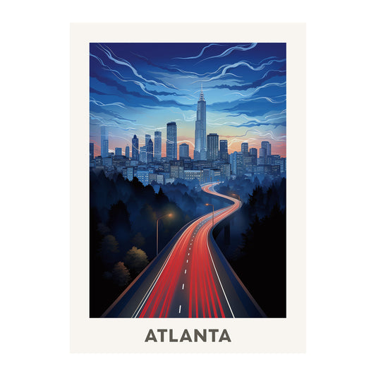 Atlanta, United States Wall Art - Uncharted Borders