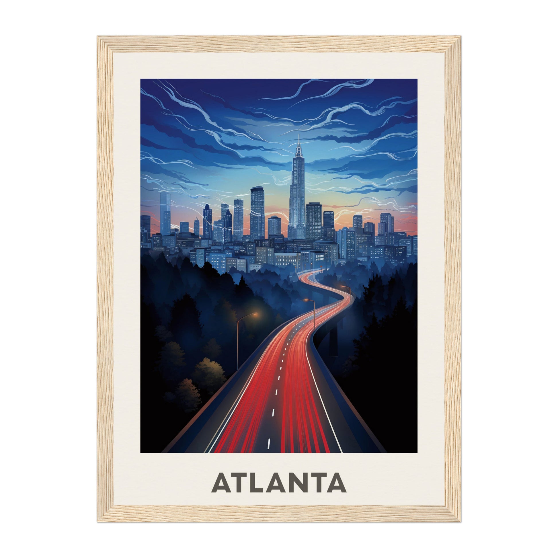 Atlanta, United States Wall Art - Uncharted Borders