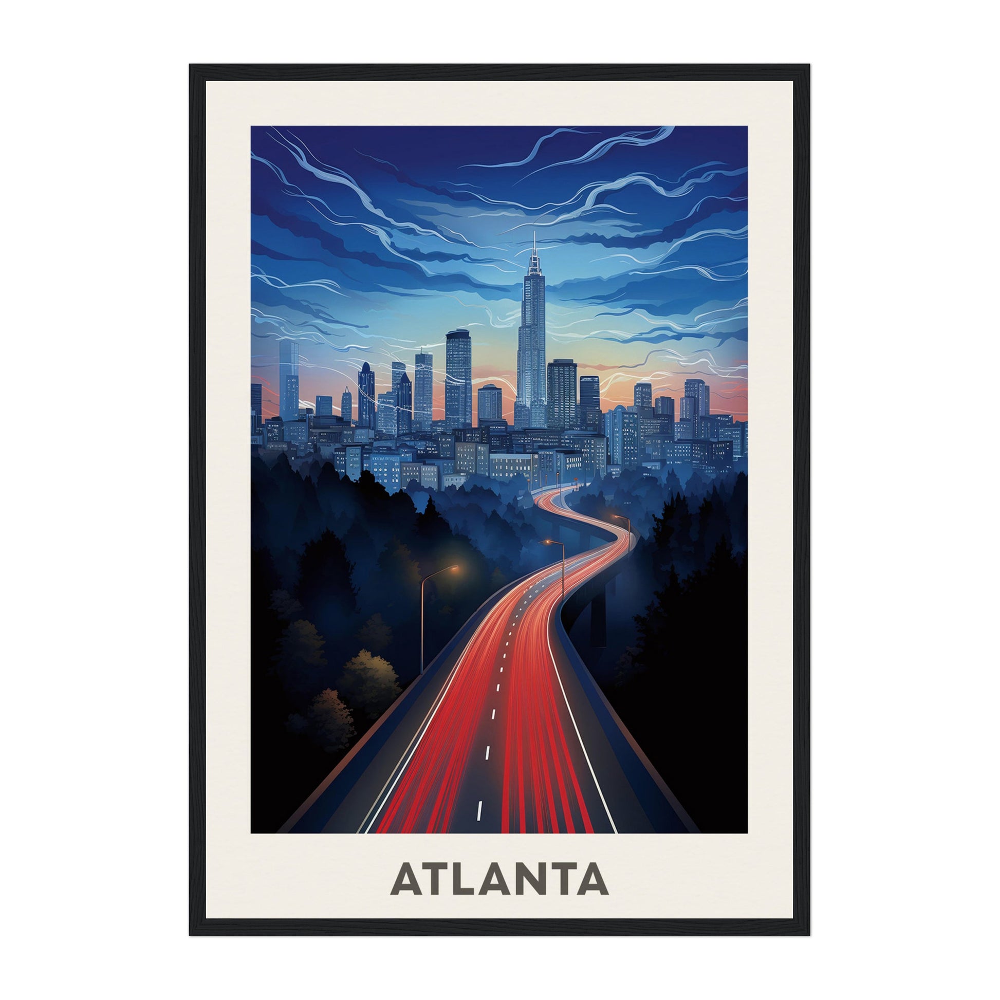 Atlanta, United States Wall Art - Uncharted Borders