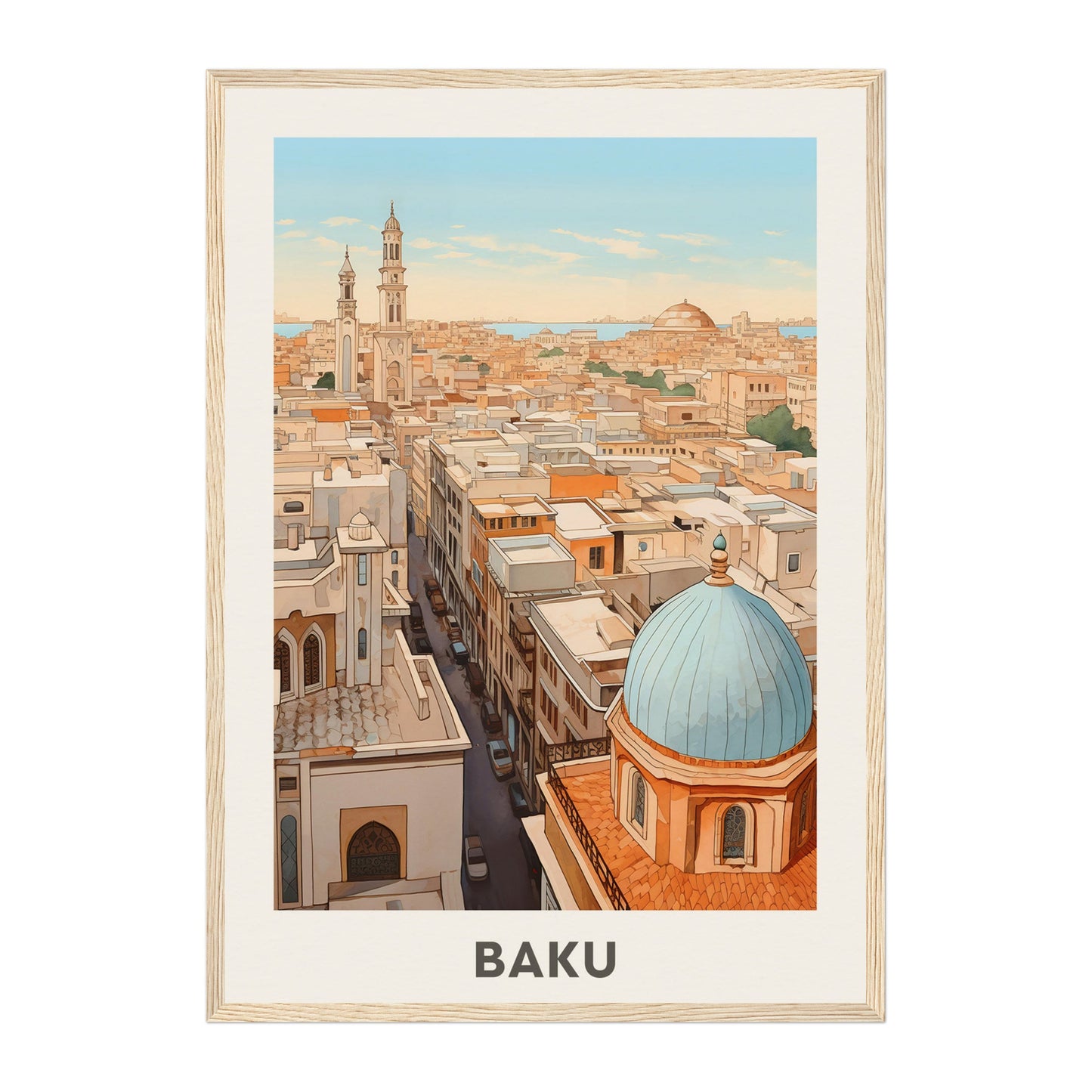 Baku, Azerbaijan Wall Art - Uncharted Borders