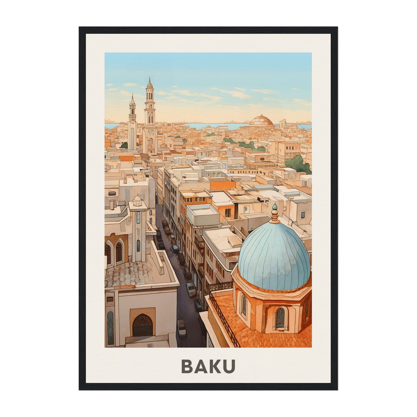 Baku, Azerbaijan Wall Art - Uncharted Borders