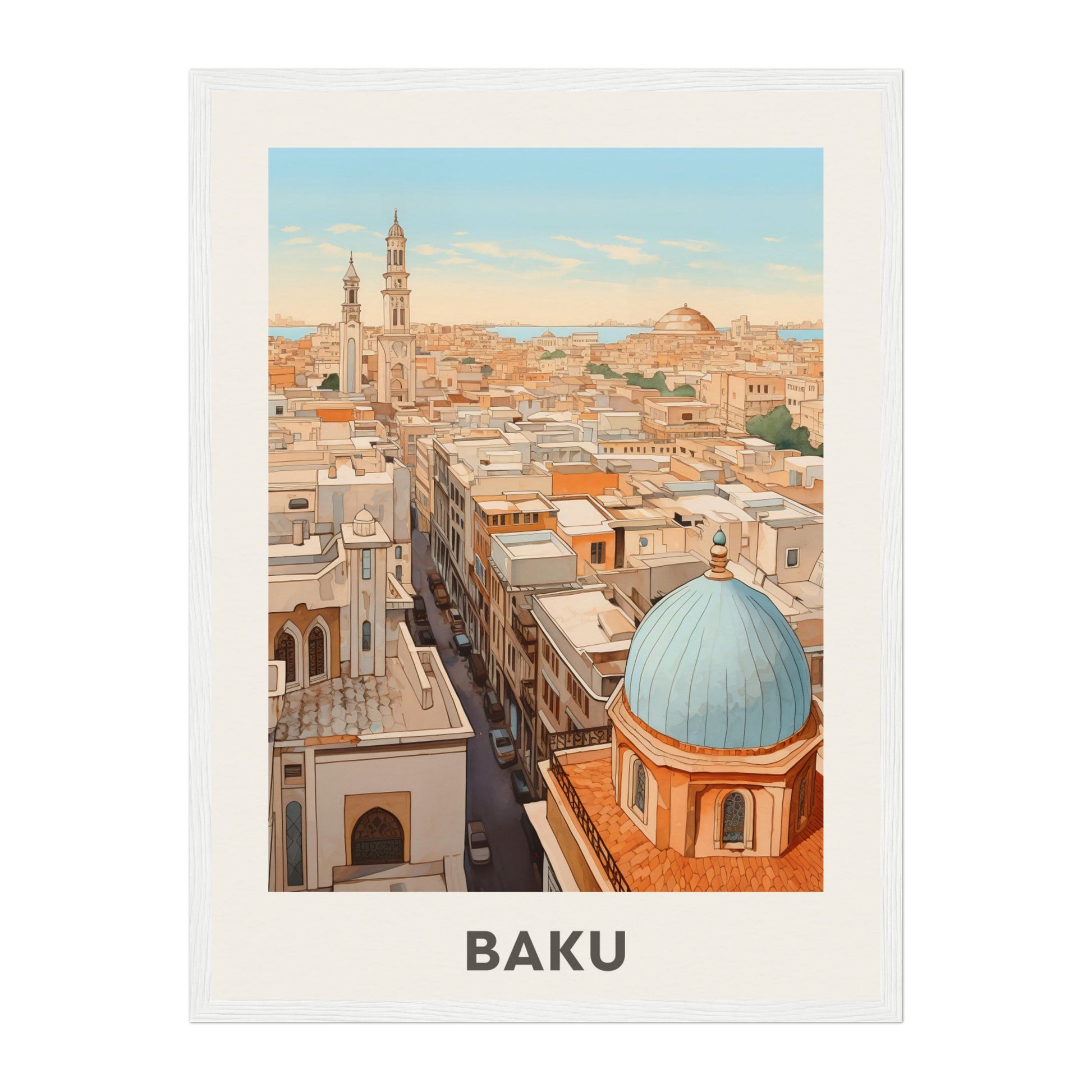 Baku, Azerbaijan Wall Art - Uncharted Borders