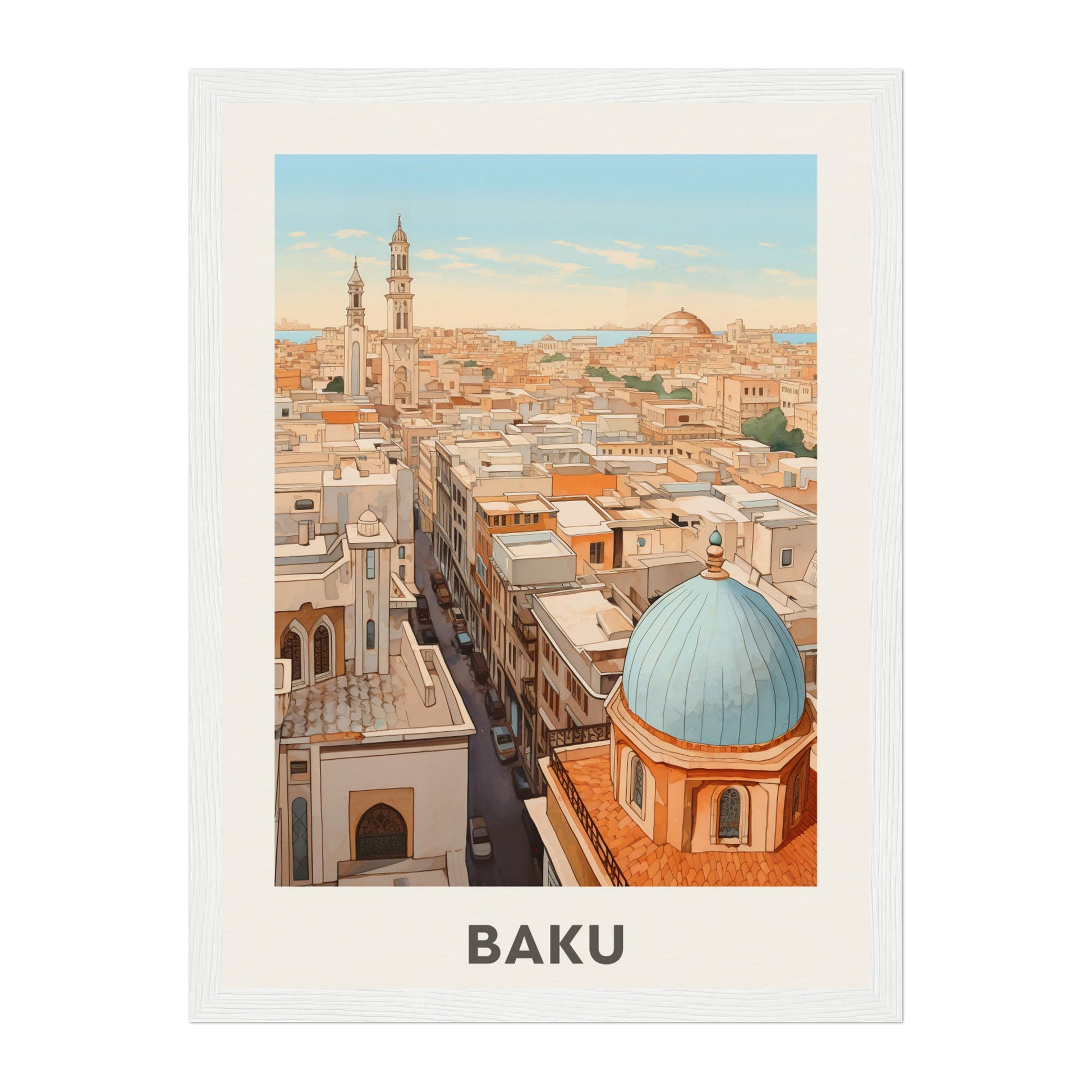 Baku, Azerbaijan Wall Art - Uncharted Borders