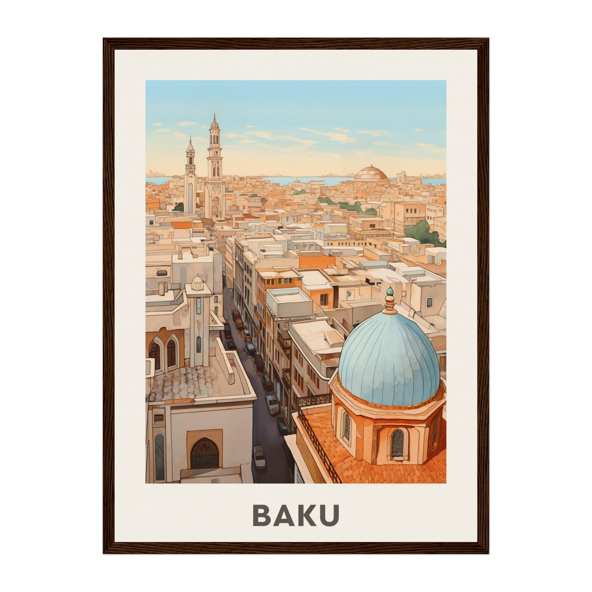 Baku, Azerbaijan Wall Art - Uncharted Borders