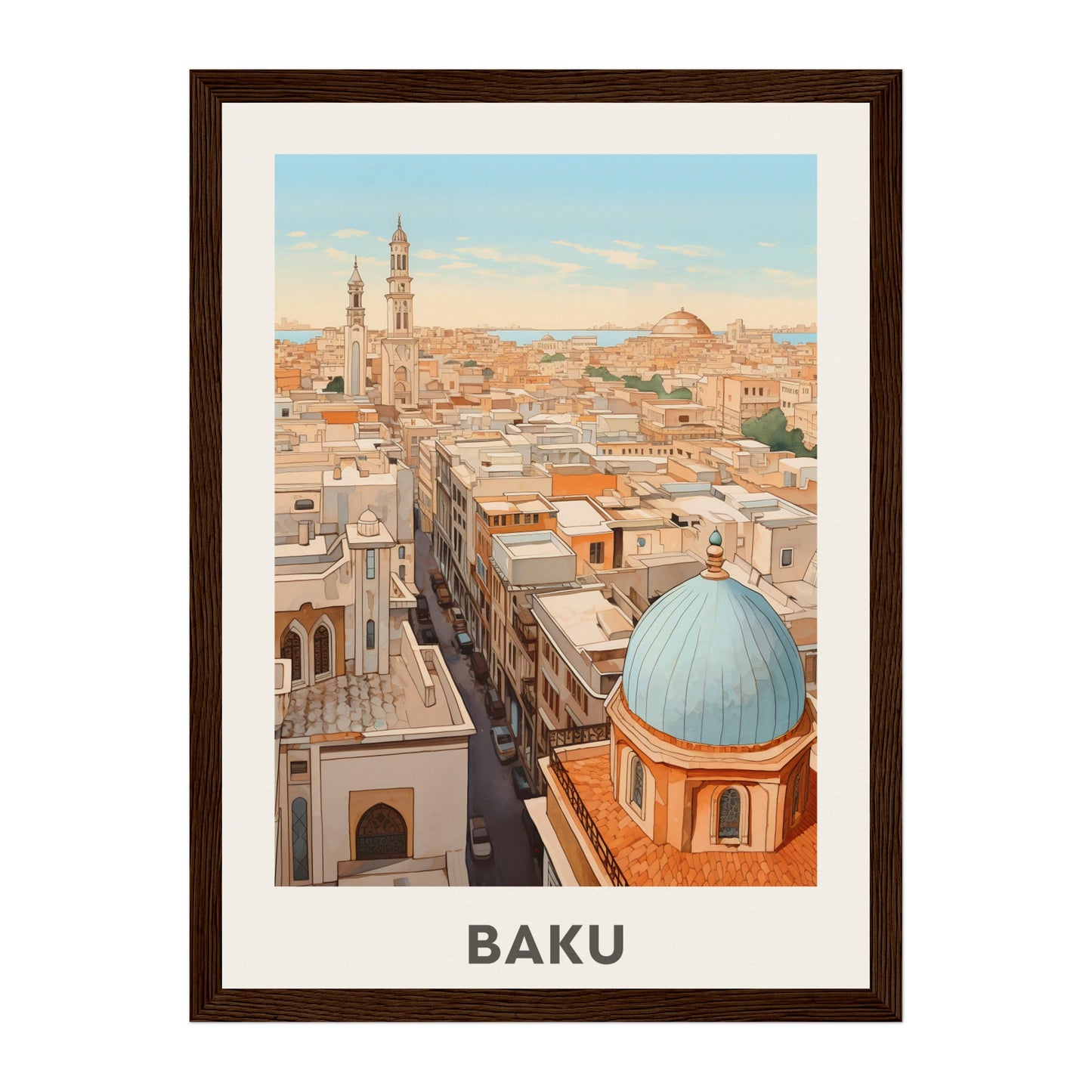 Baku, Azerbaijan Wall Art - Uncharted Borders