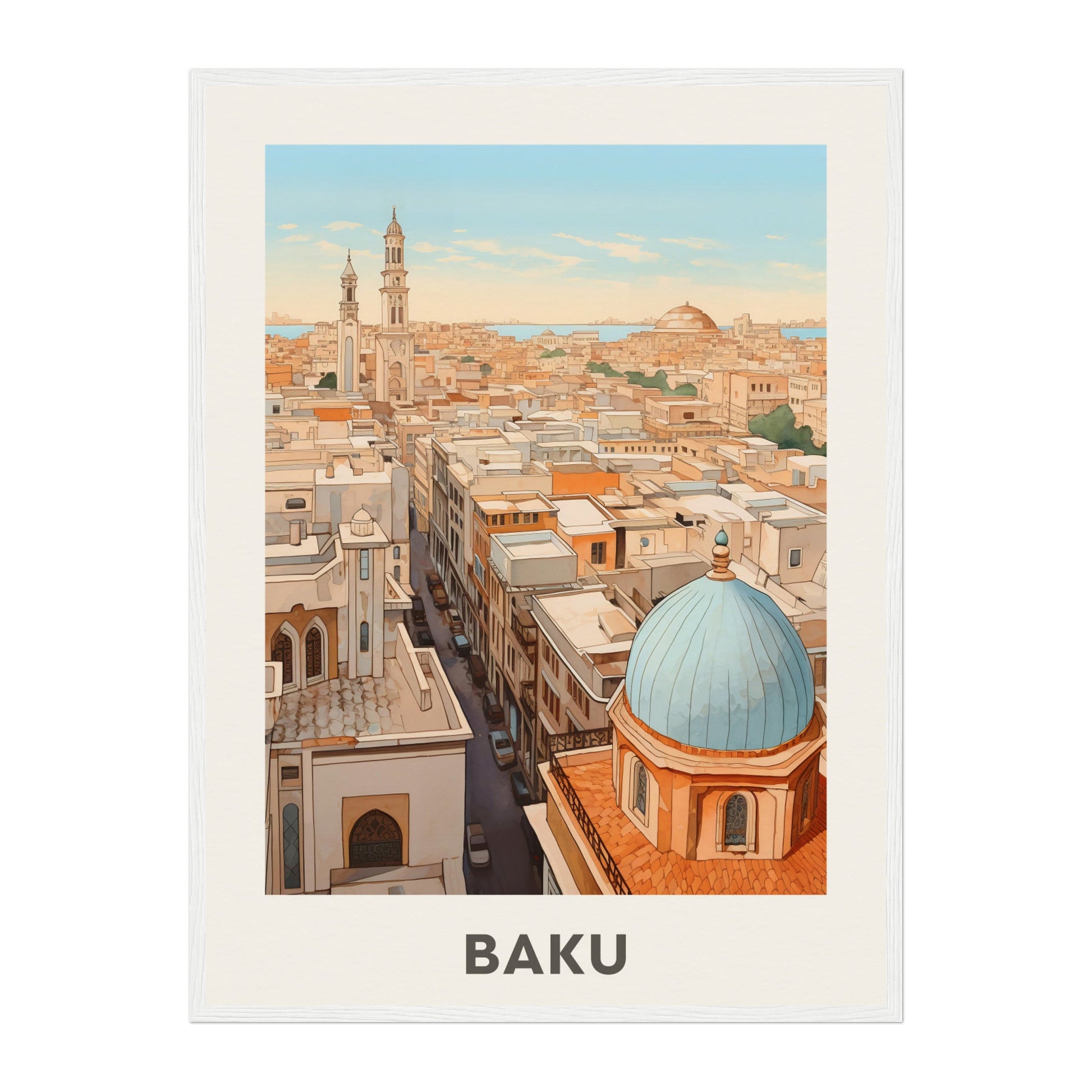 Baku, Azerbaijan Wall Art - Uncharted Borders