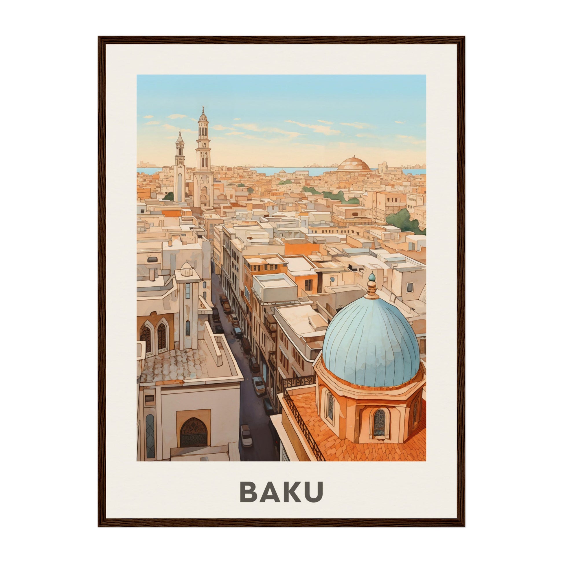 Baku, Azerbaijan Wall Art - Uncharted Borders