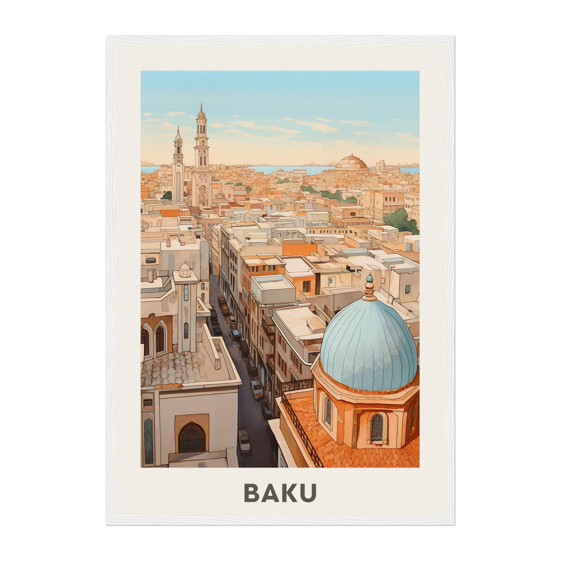 Baku, Azerbaijan Wall Art - Uncharted Borders