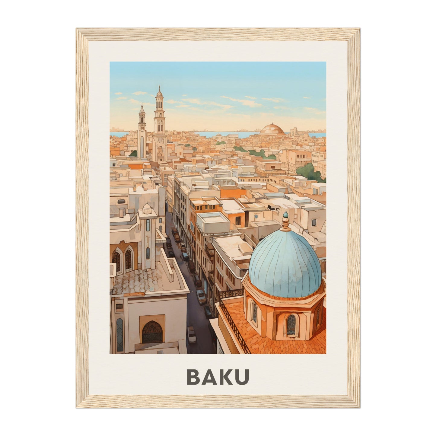 Baku, Azerbaijan Wall Art - Uncharted Borders