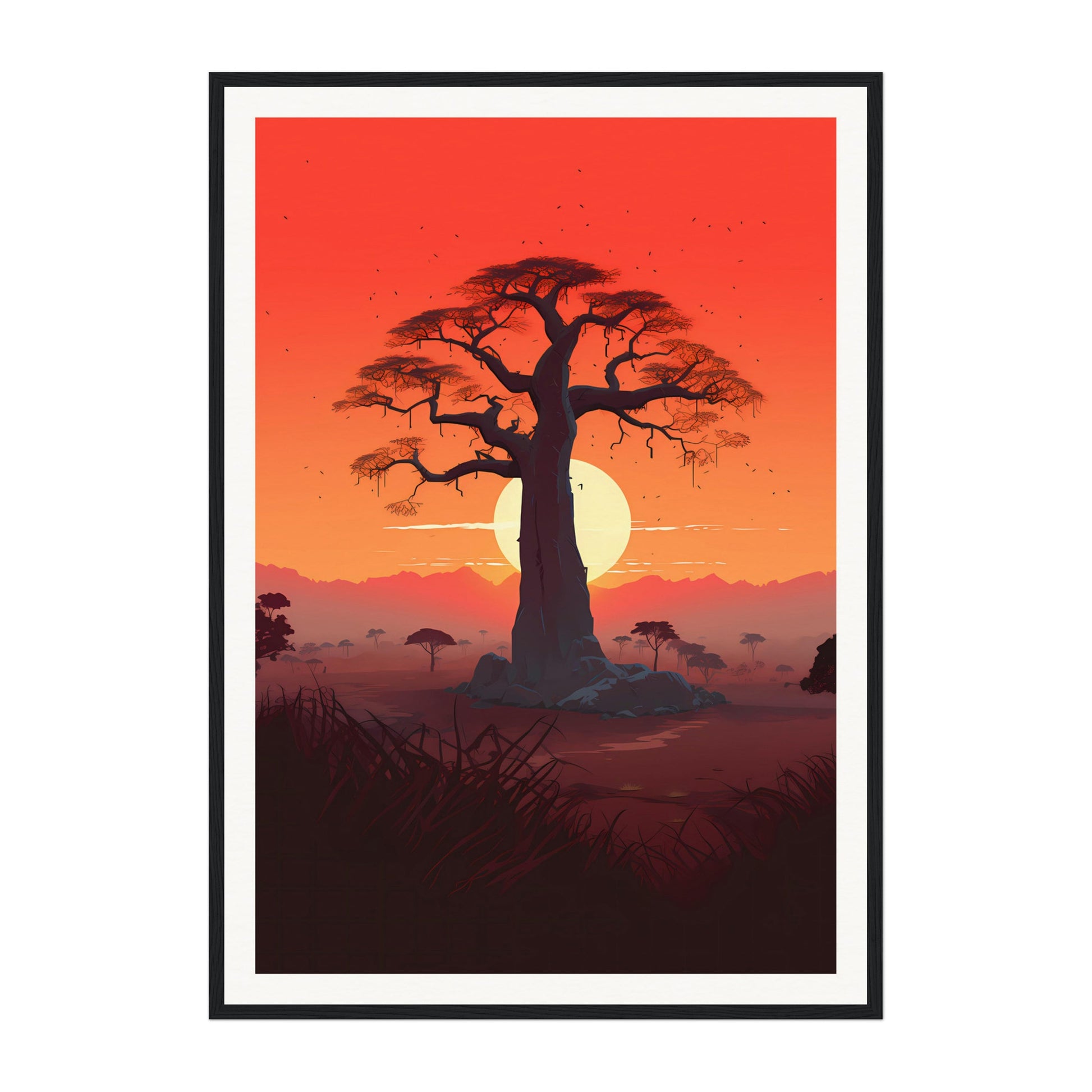 Baobabs, Madagascar Wall Art - Uncharted Borders