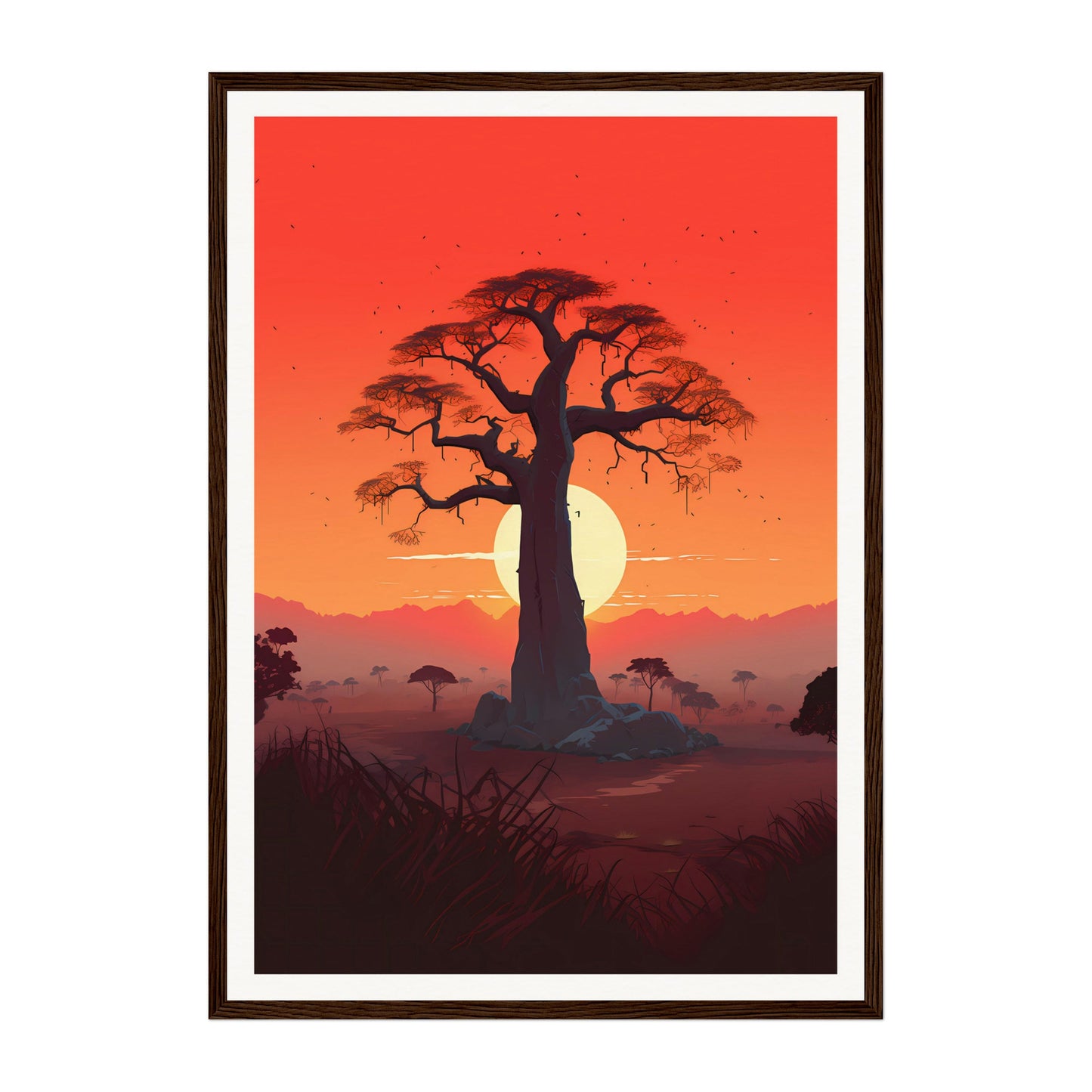 Baobabs, Madagascar Wall Art - Uncharted Borders