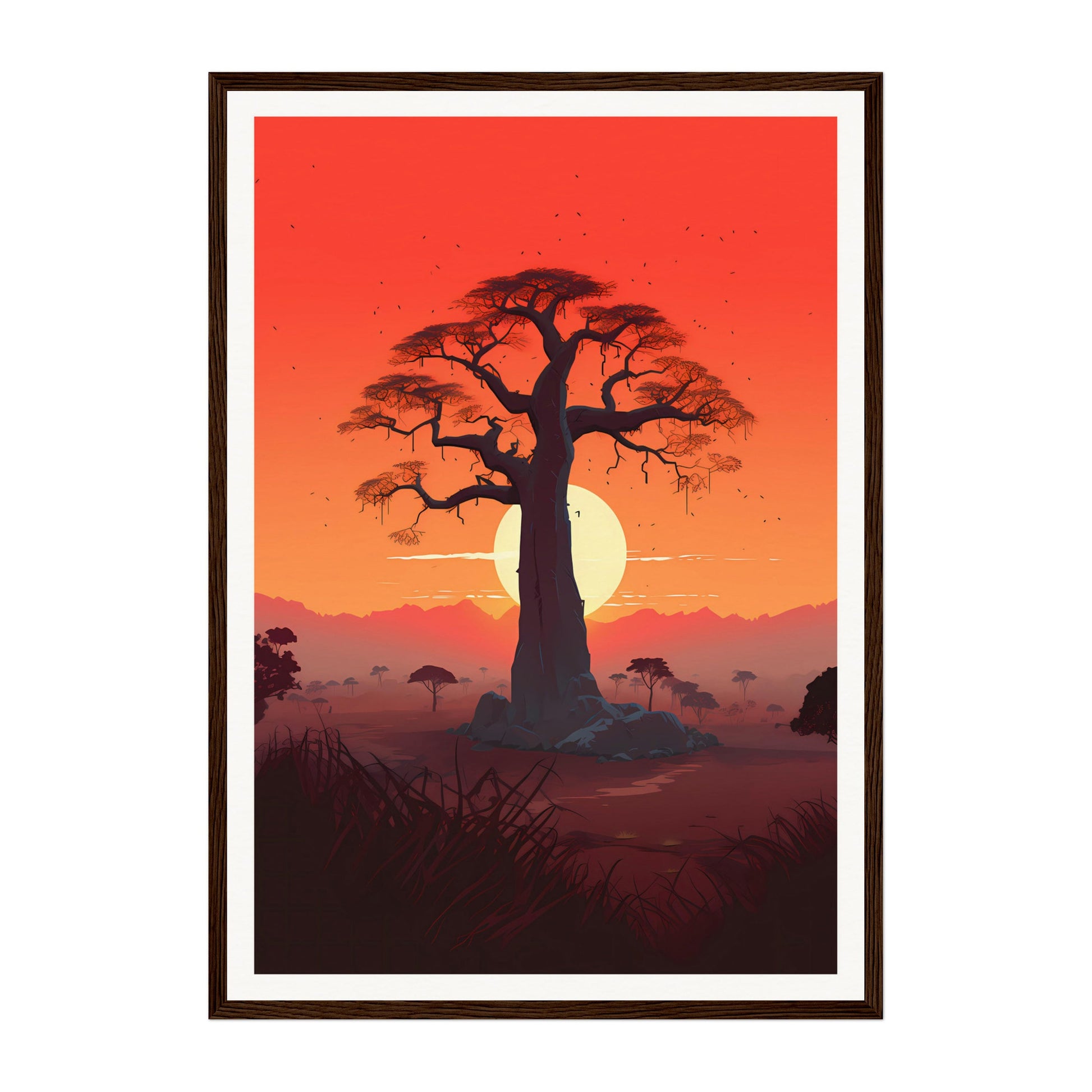 Baobabs, Madagascar Wall Art - Uncharted Borders