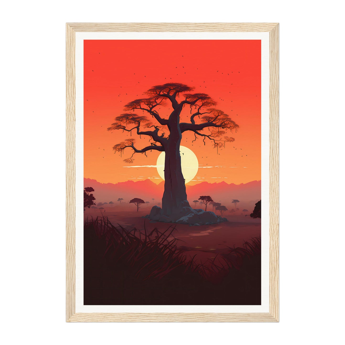 Baobabs, Madagascar Wall Art - Uncharted Borders