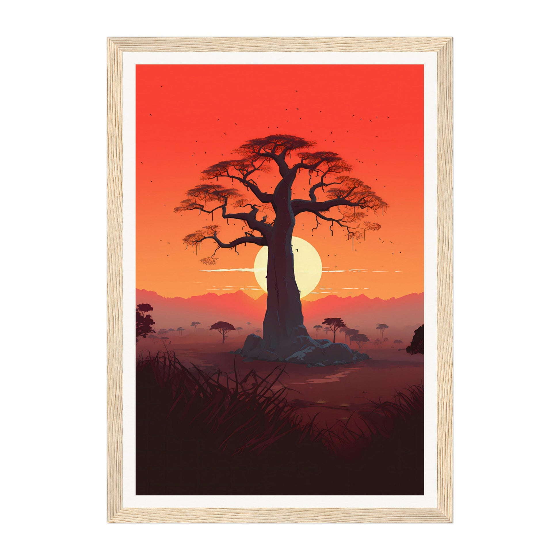 Baobabs, Madagascar Wall Art - Uncharted Borders