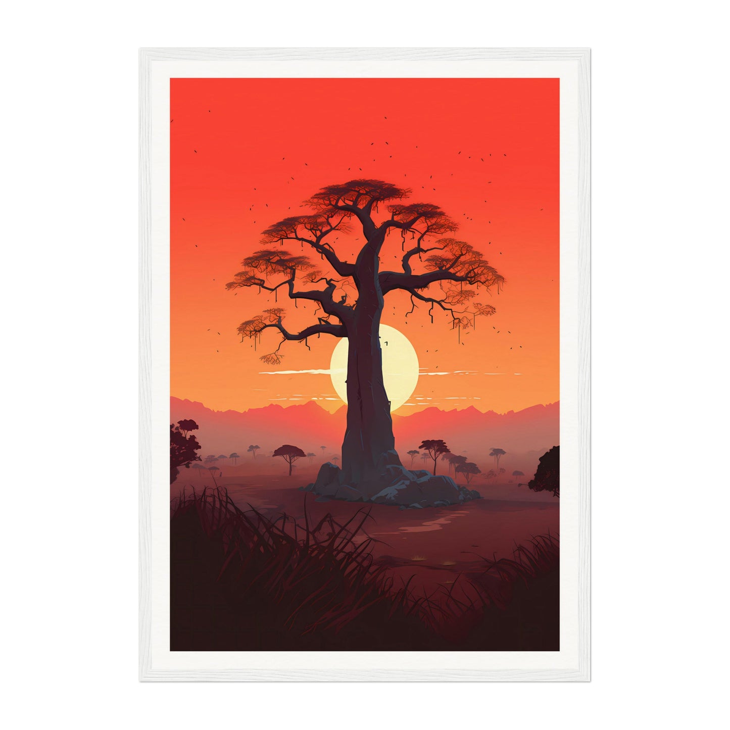 Baobabs, Madagascar Wall Art - Uncharted Borders