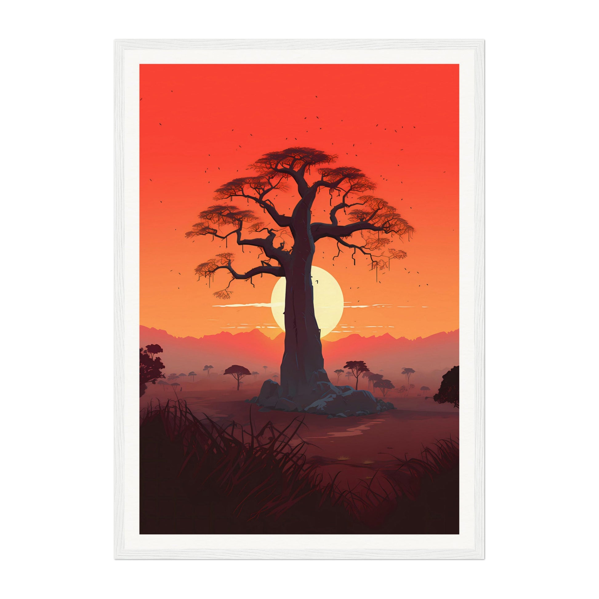 Baobabs, Madagascar Wall Art - Uncharted Borders