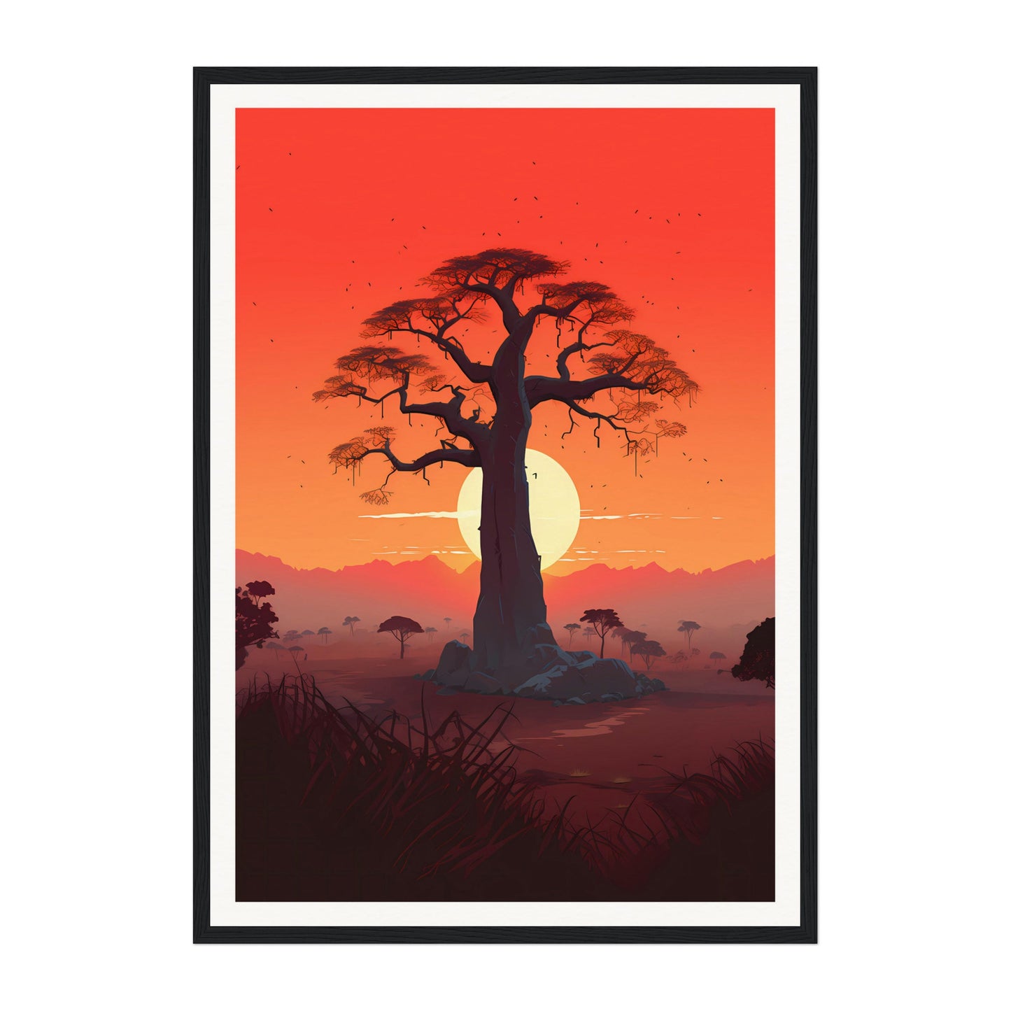Baobabs, Madagascar Wall Art - Uncharted Borders