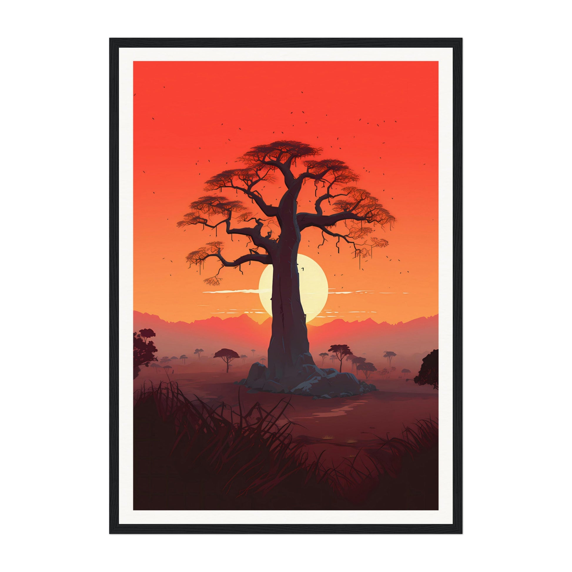 Baobabs, Madagascar Wall Art - Uncharted Borders