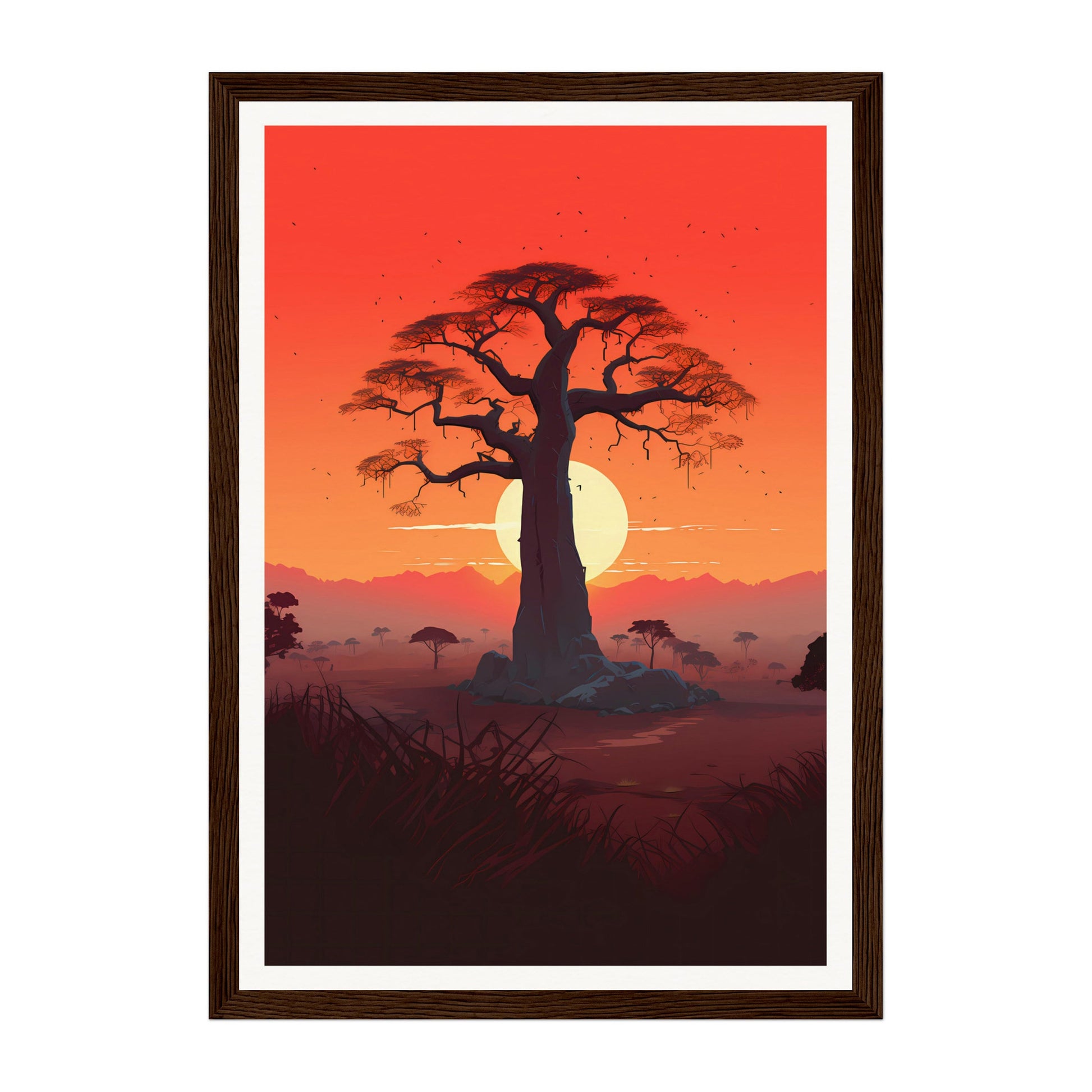 Baobabs, Madagascar Wall Art - Uncharted Borders