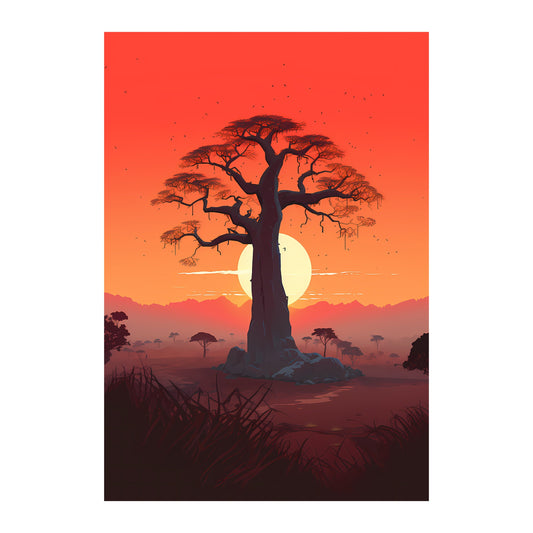Baobabs, Madagascar Wall Art - Uncharted Borders