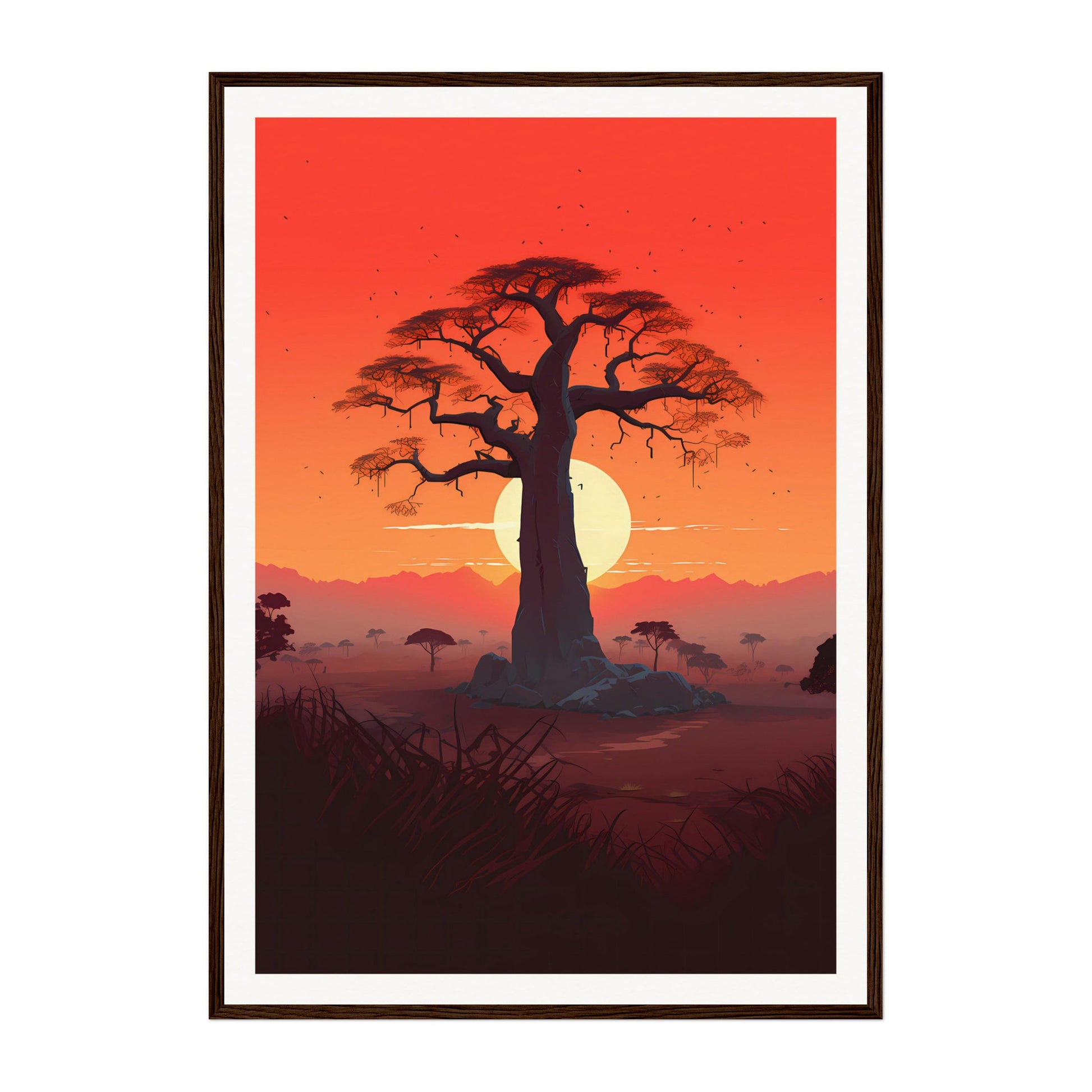 Baobabs, Madagascar Wall Art - Uncharted Borders