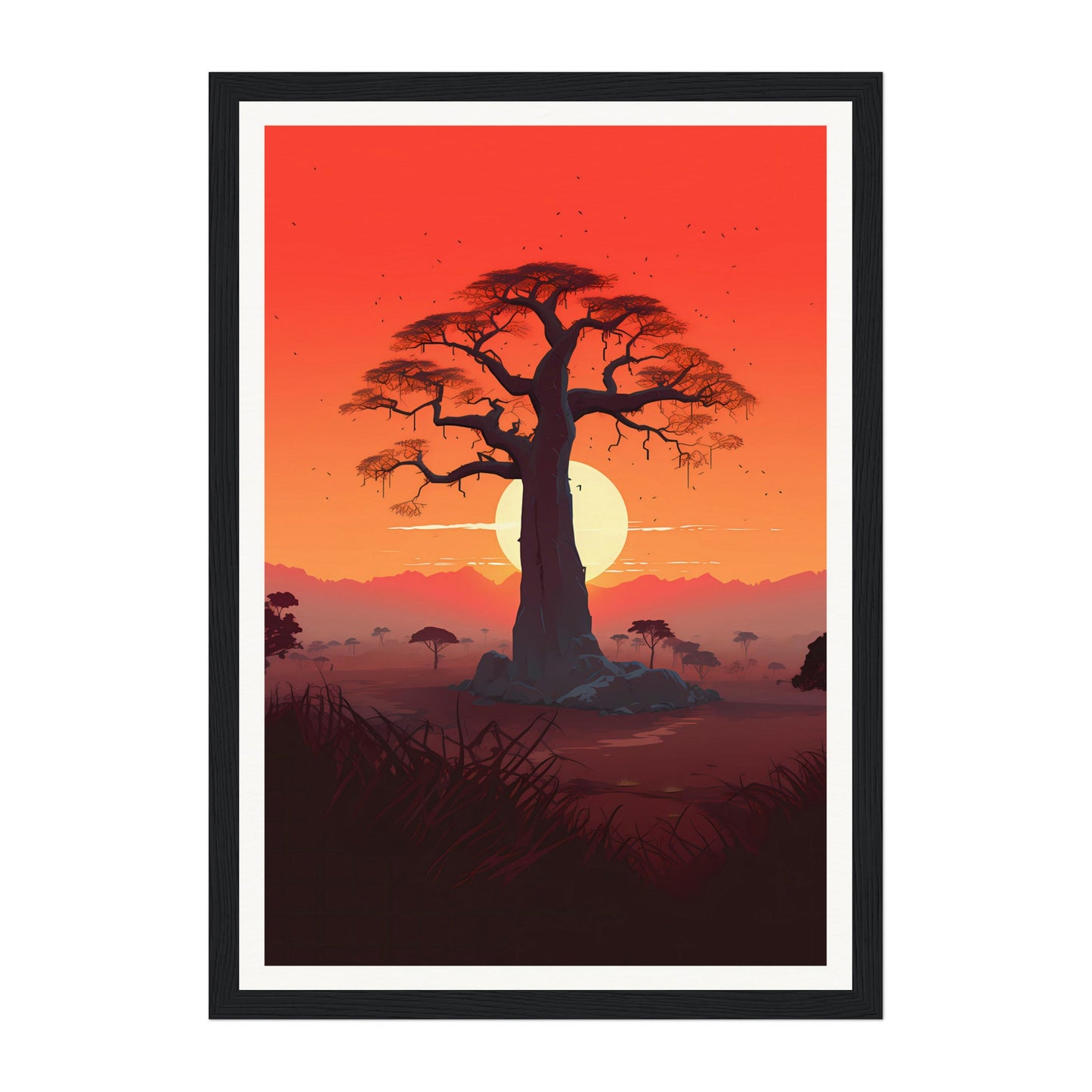 Baobabs, Madagascar Wall Art - Uncharted Borders