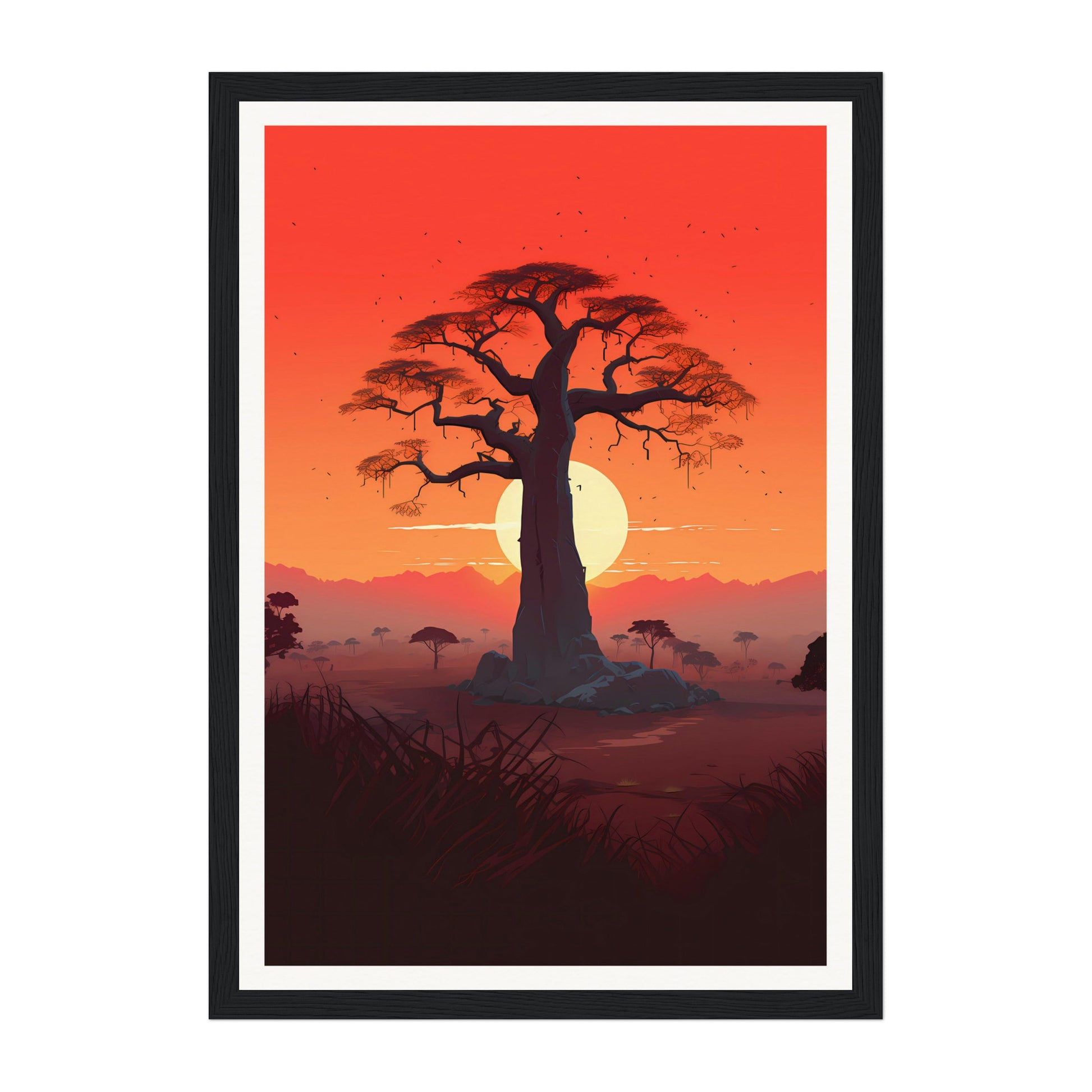 Baobabs, Madagascar Wall Art - Uncharted Borders