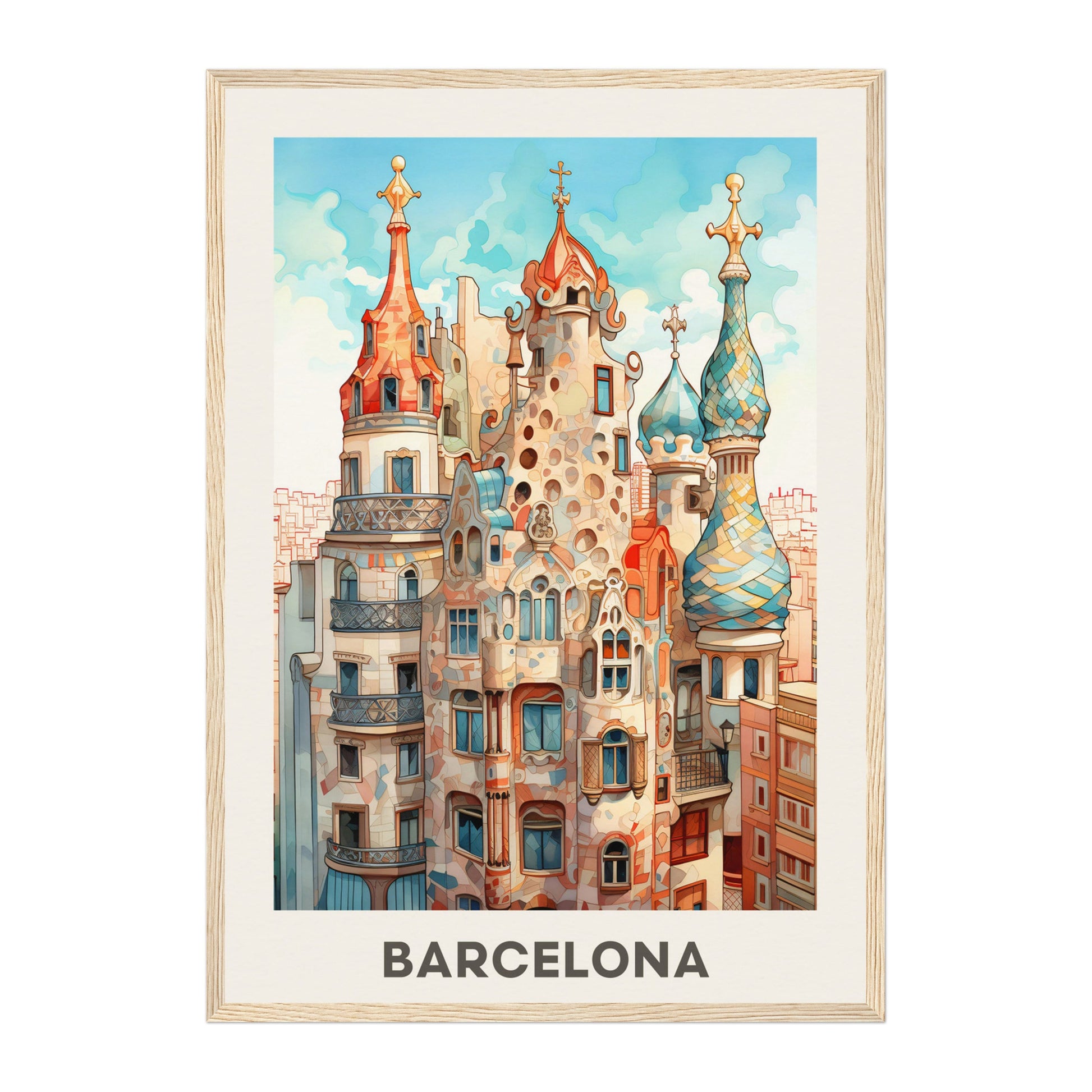 Barcelona, Spain Wall Art - Uncharted Borders