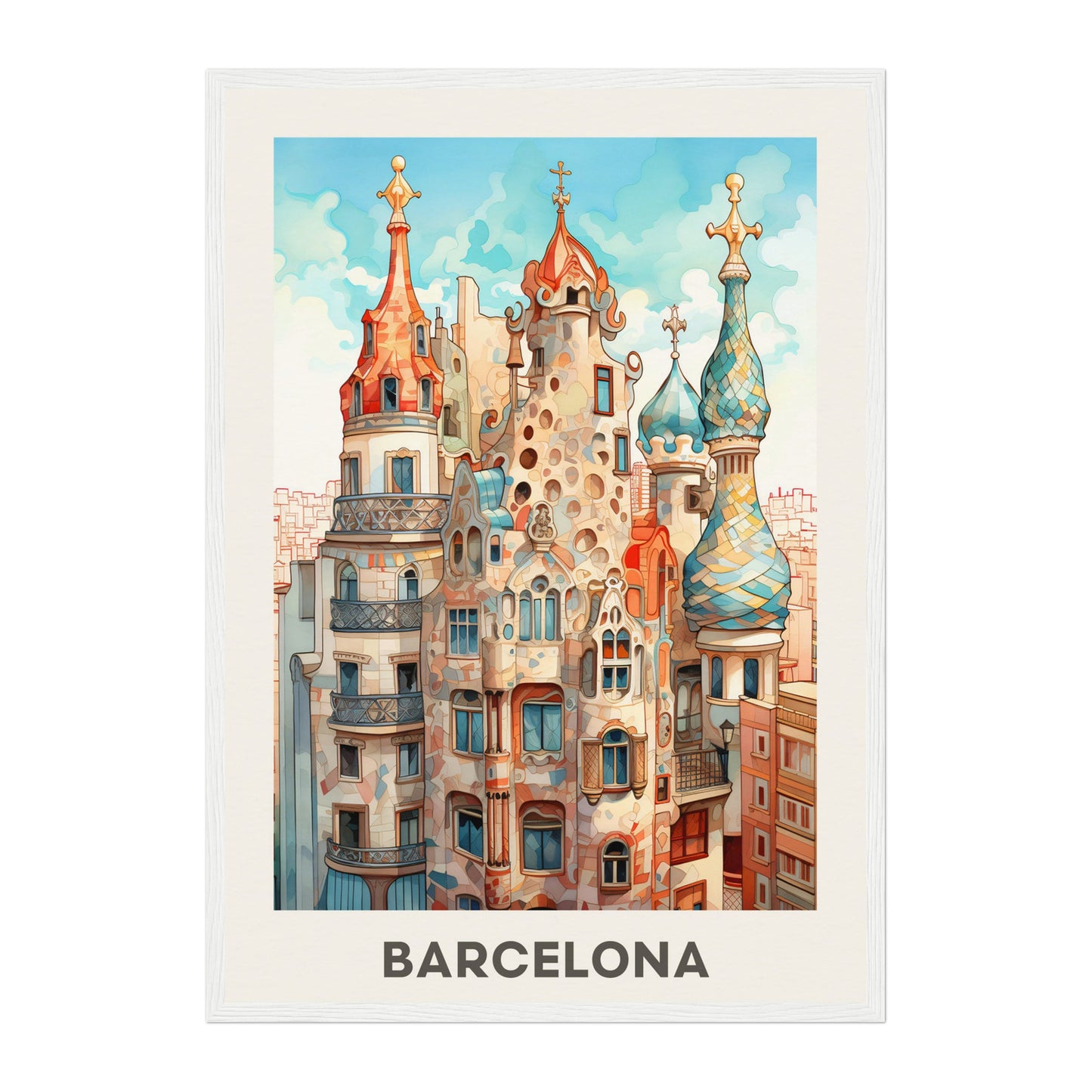 Barcelona, Spain Wall Art - Uncharted Borders