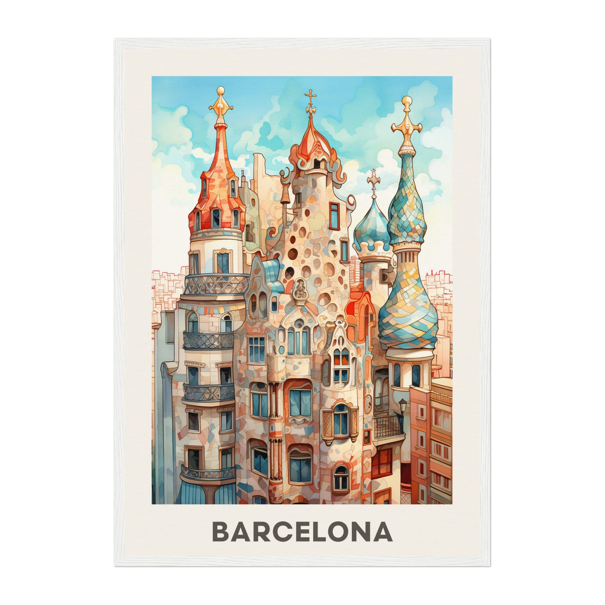 Barcelona, Spain Wall Art - Uncharted Borders