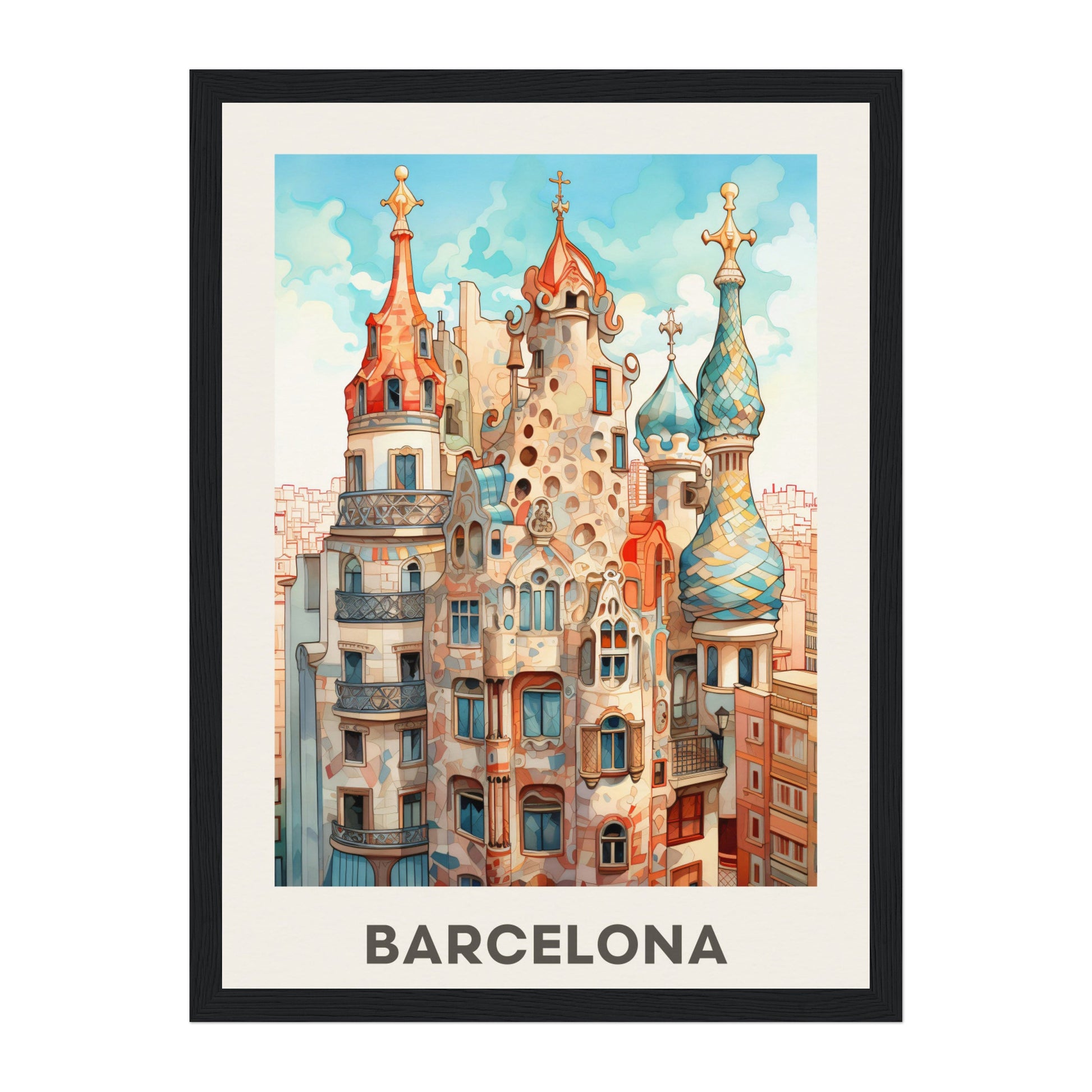 Barcelona, Spain Wall Art - Uncharted Borders