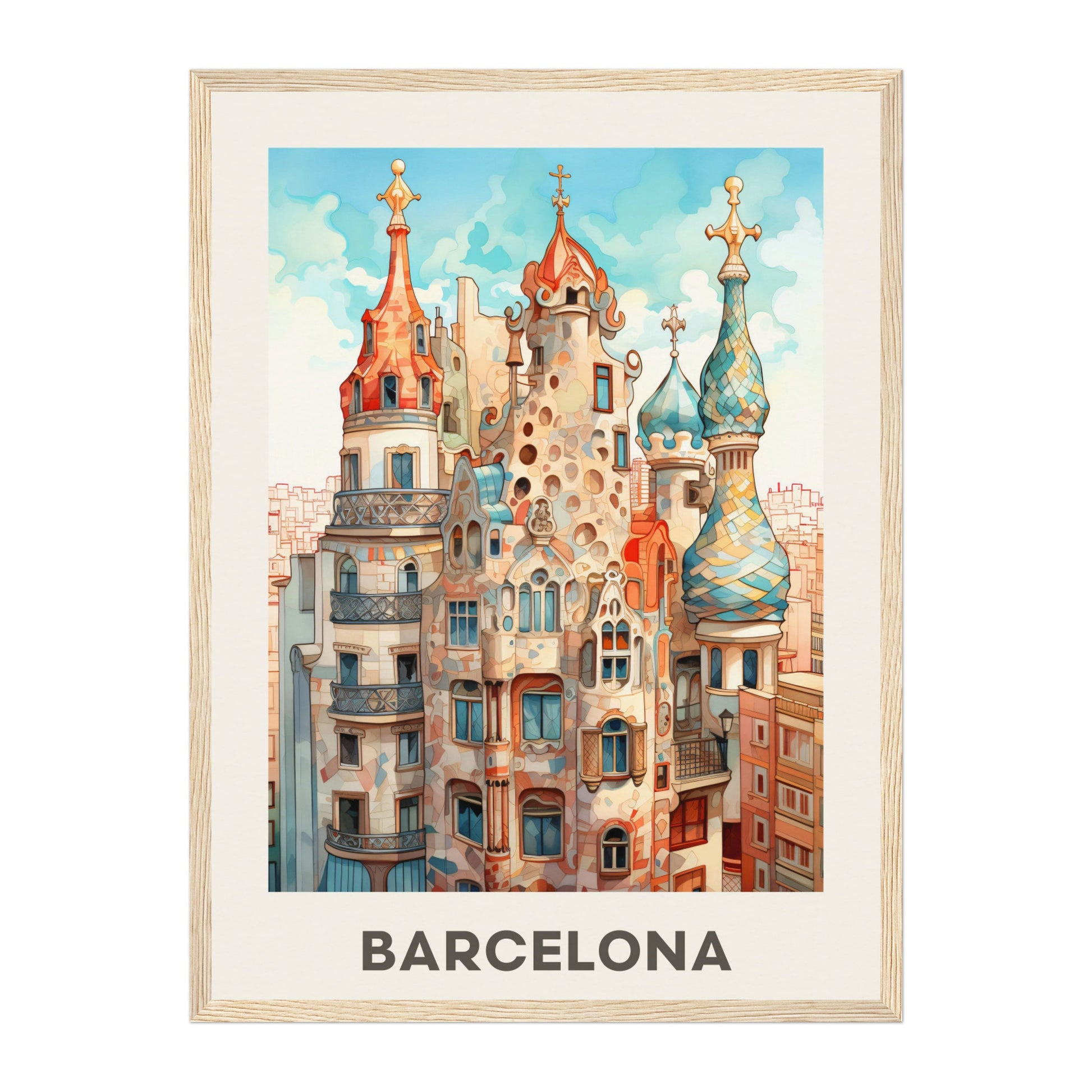 Barcelona, Spain Wall Art - Uncharted Borders