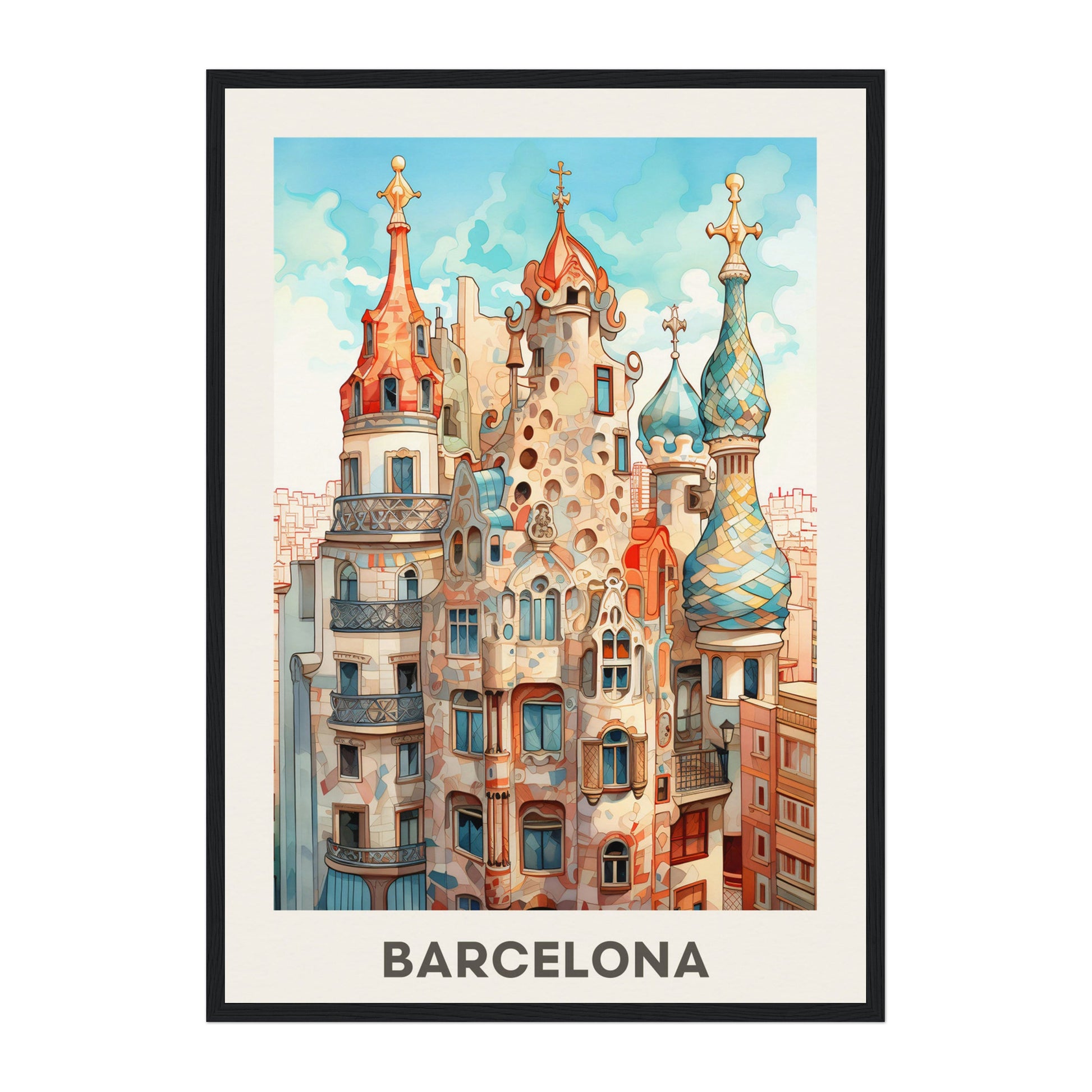 Barcelona, Spain Wall Art - Uncharted Borders