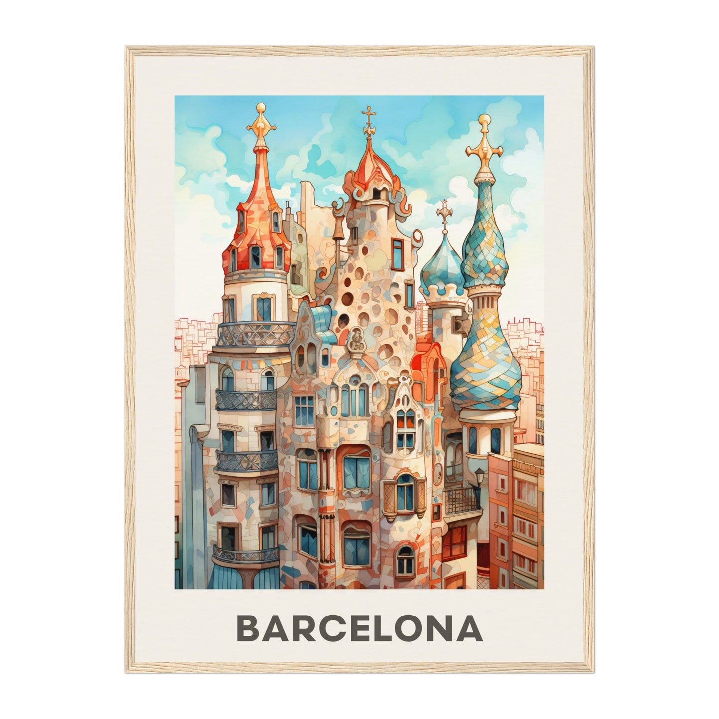 Barcelona, Spain Wall Art - Uncharted Borders