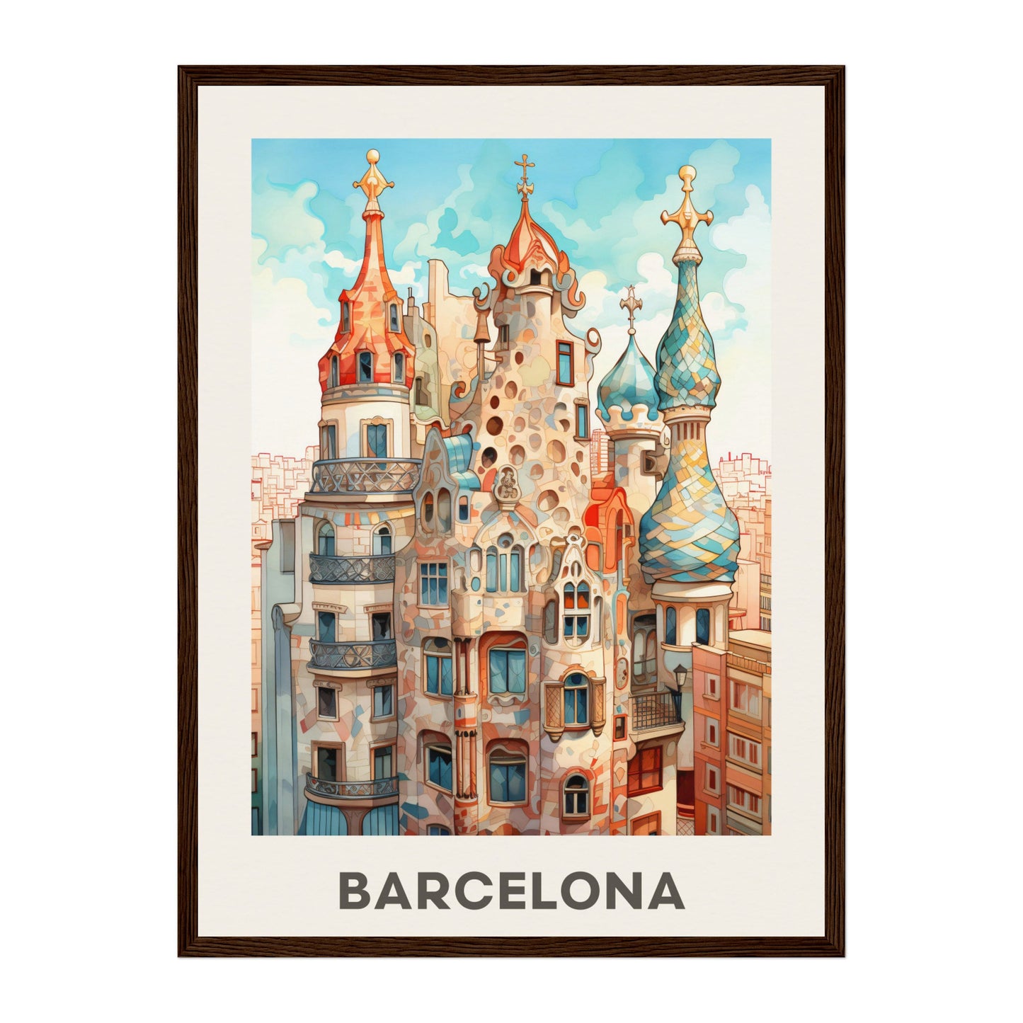 Barcelona, Spain Wall Art - Uncharted Borders