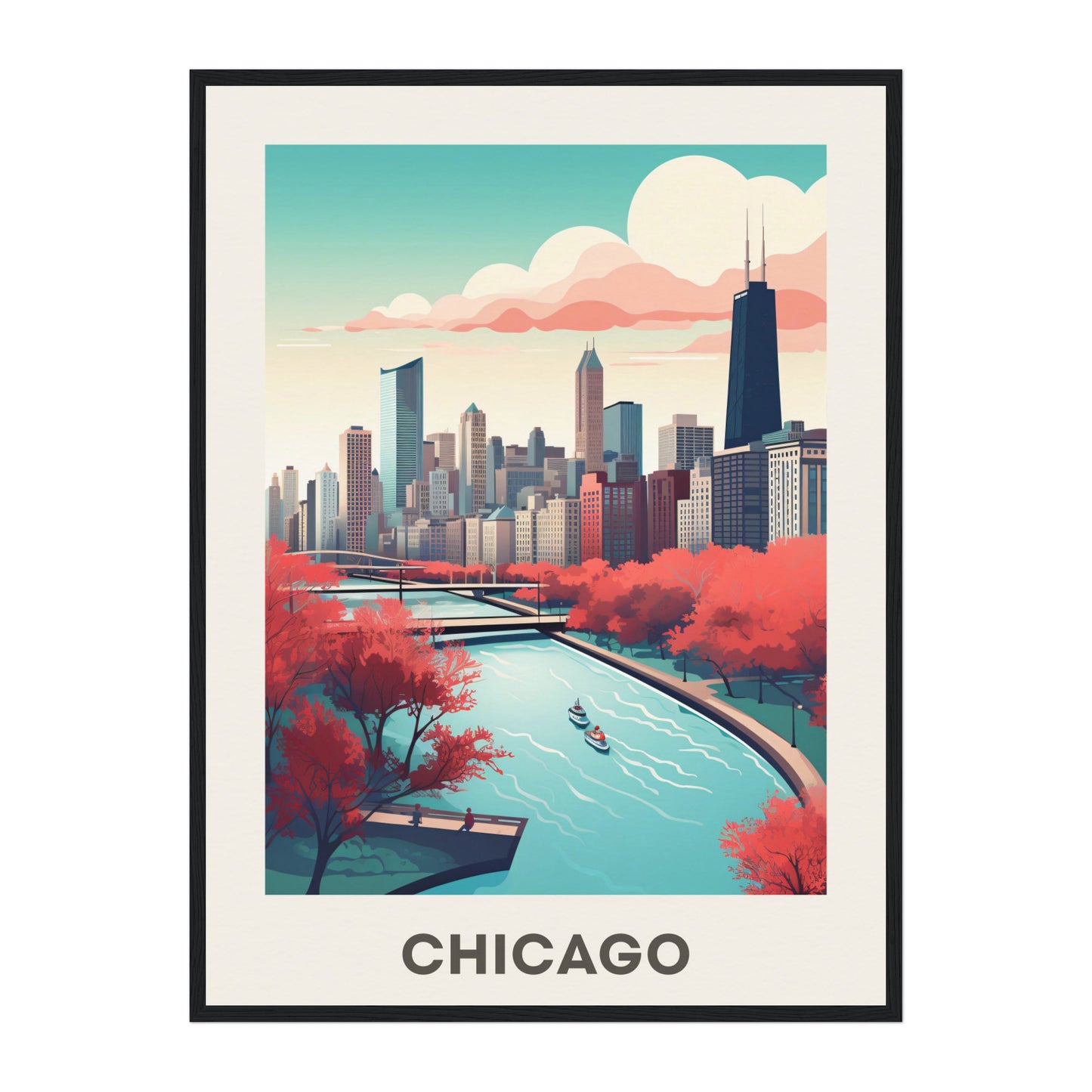 Chicago, United States Wall Art - Uncharted Borders