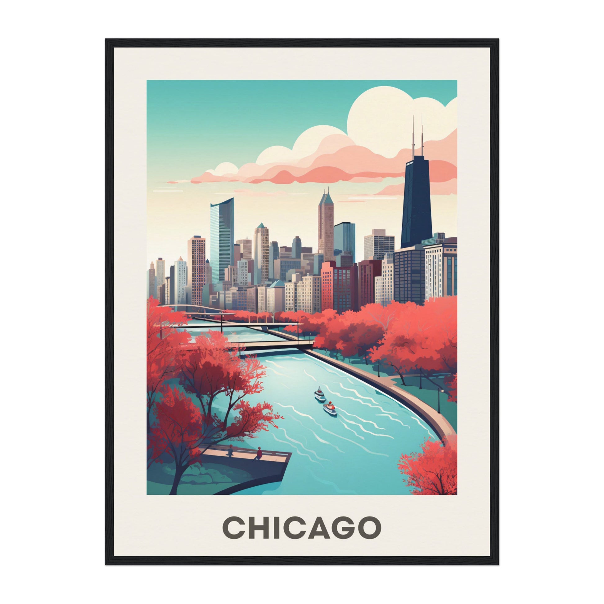 Chicago, United States Wall Art - Uncharted Borders