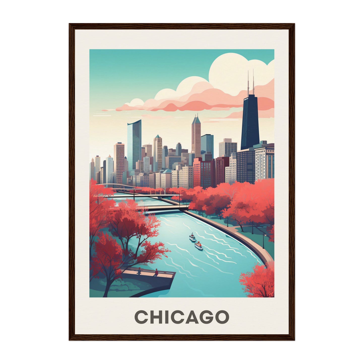 Chicago, United States Wall Art - Uncharted Borders