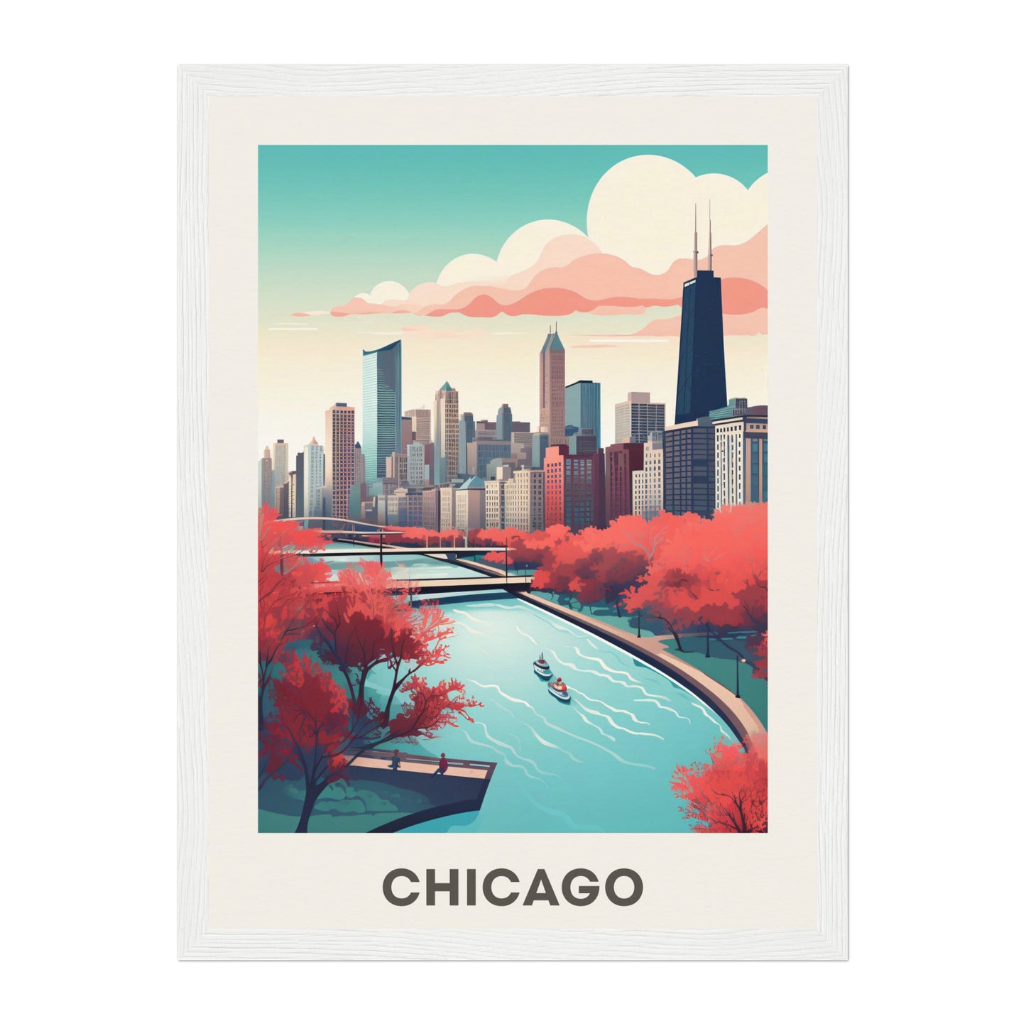 Chicago, United States Wall Art - Uncharted Borders